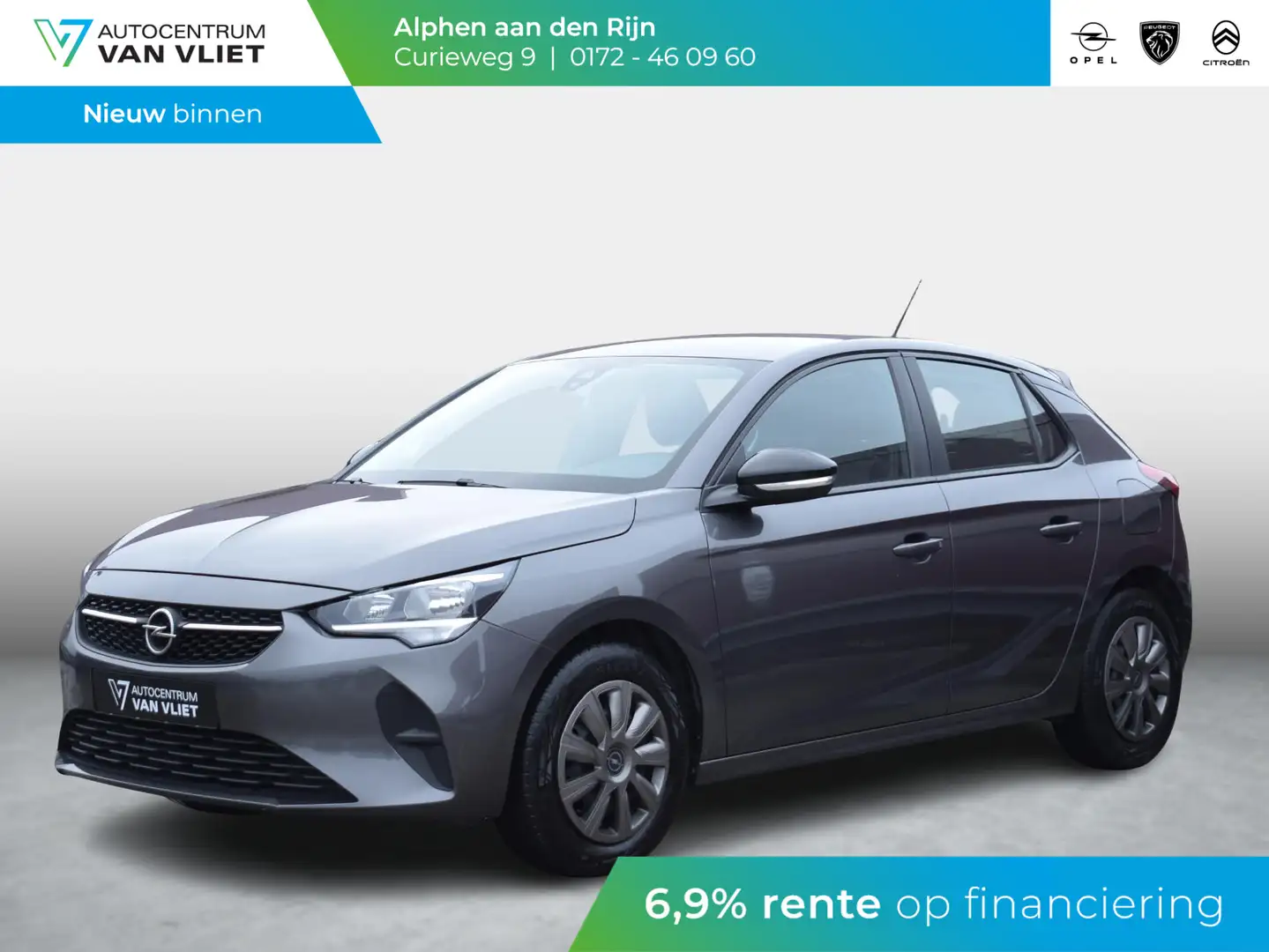Opel Corsa 1.2 Edition 75 PK | AIRCO | CARPLAY | CRUISE CONTR Grau - 1