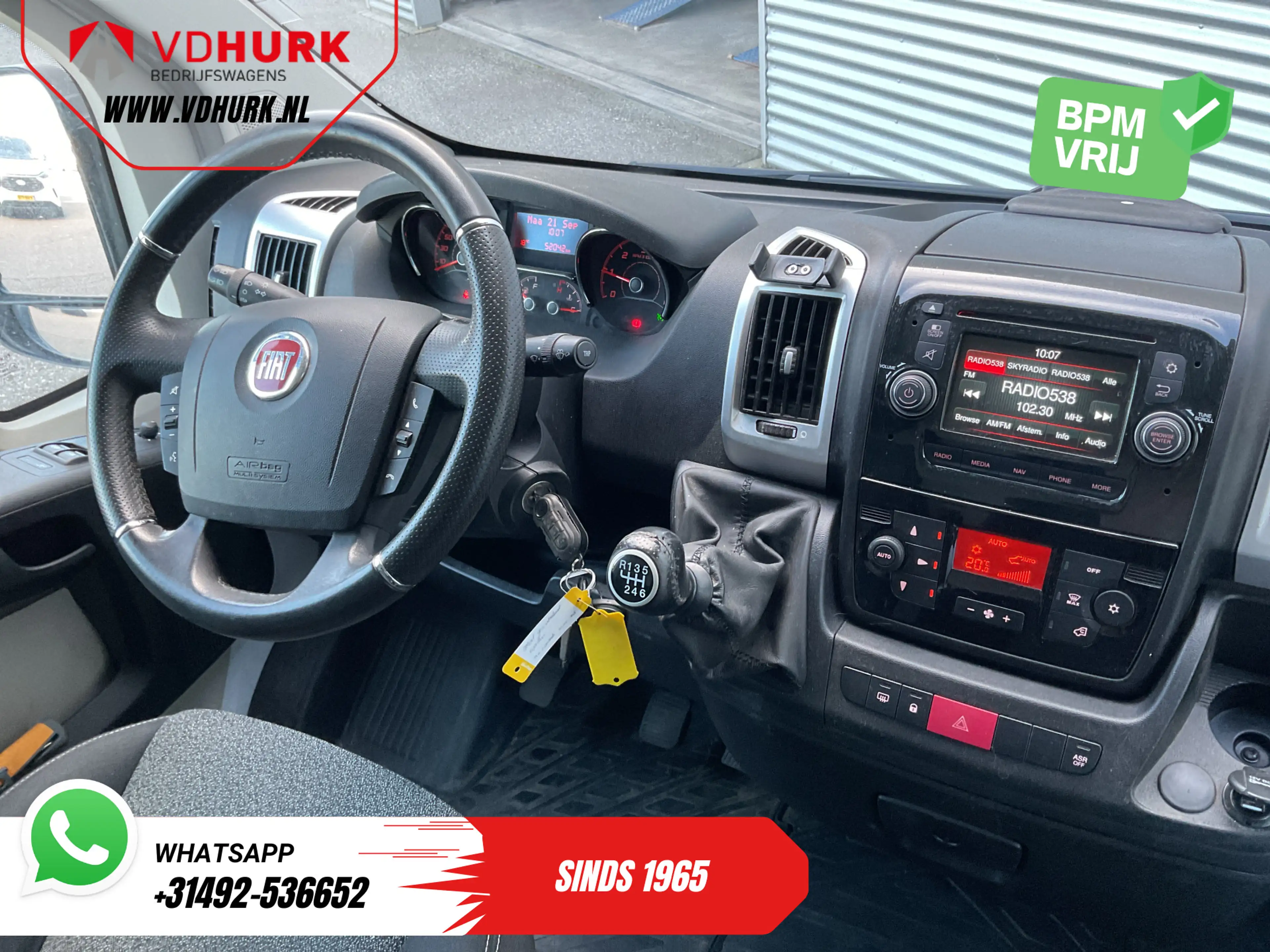 Fiat Ducato 2.3 MJ 180 pk L3H2 NL Auto/ Alarm III/ 270Gr.Deure — photo 14