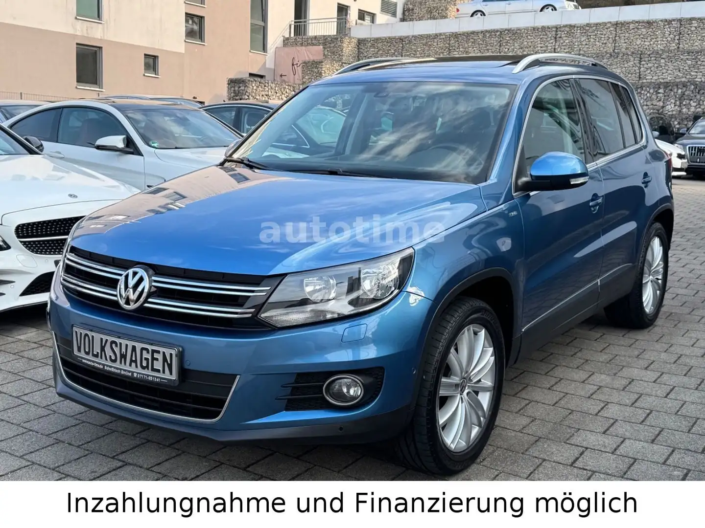 Volkswagen Tiguan Cup Sport&Style BMT 4Motion|PDC|AHK|PANO Blau - 1