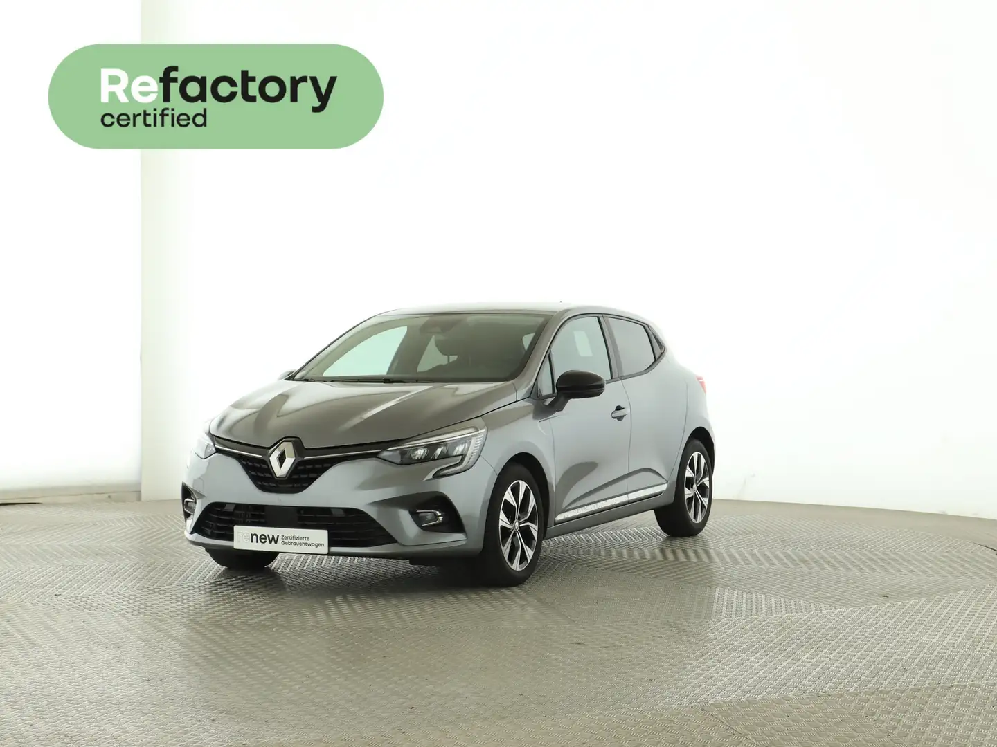 Renault Clio TCe 90 Evolution Klima Navi Grijs - 1