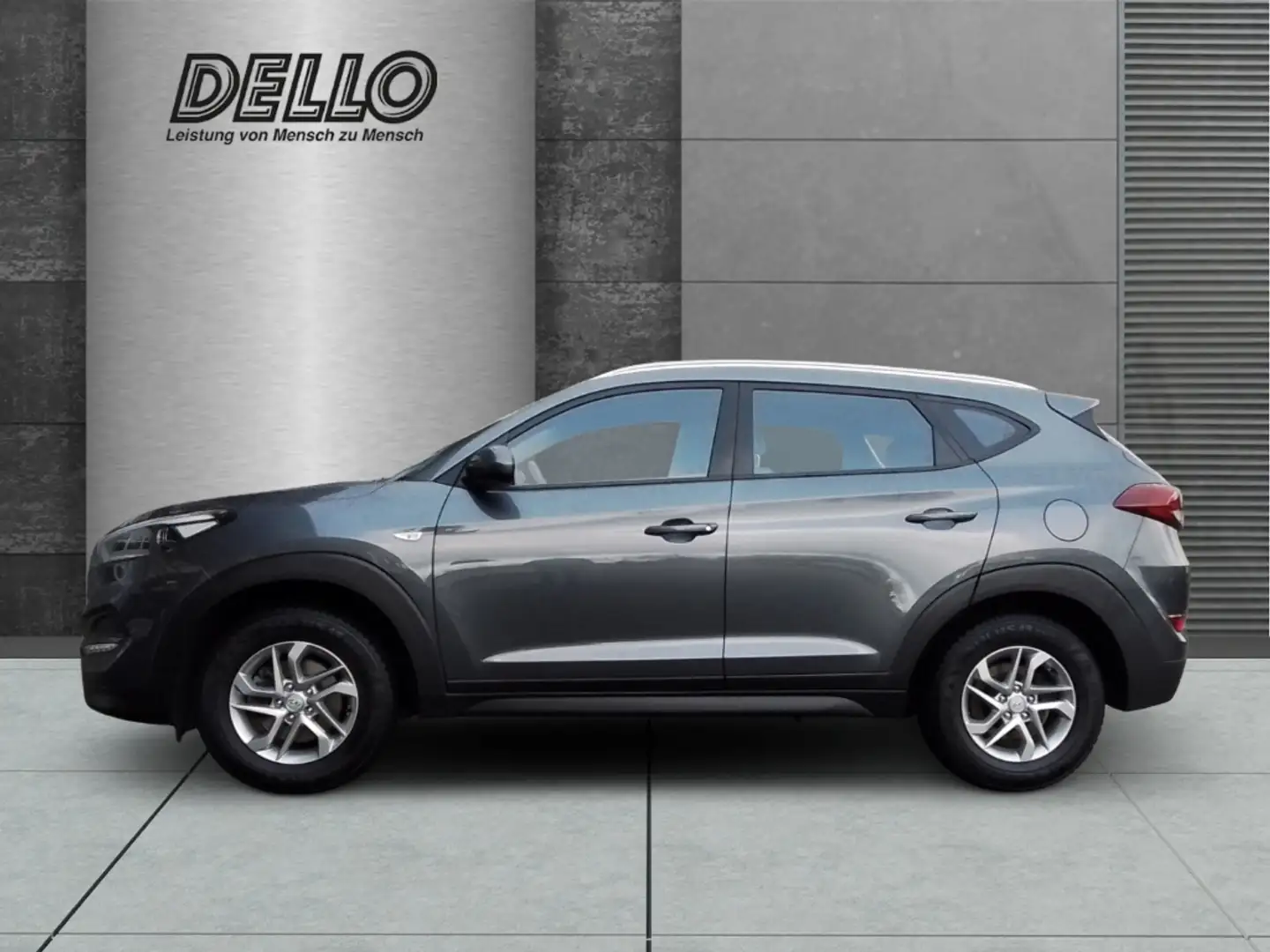 Hyundai TUCSON blue Classic 2WD 1.6 abnehmbare AHK Alarm Berganfa Gris - 2