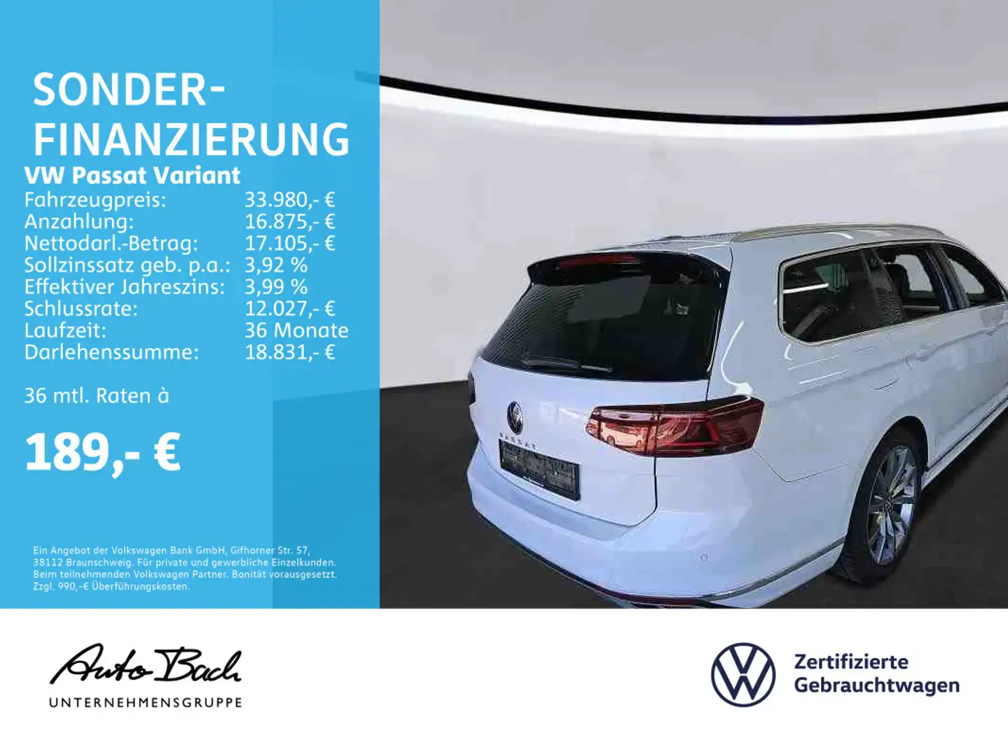 Volkswagen Passat Variant 2.0 TSI DSG Elegance R-Line, Stan Wit - 2
