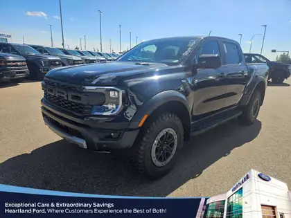 Black 2026 Ford Ranger Pickup Truck Four-Wheel Drive Automatic