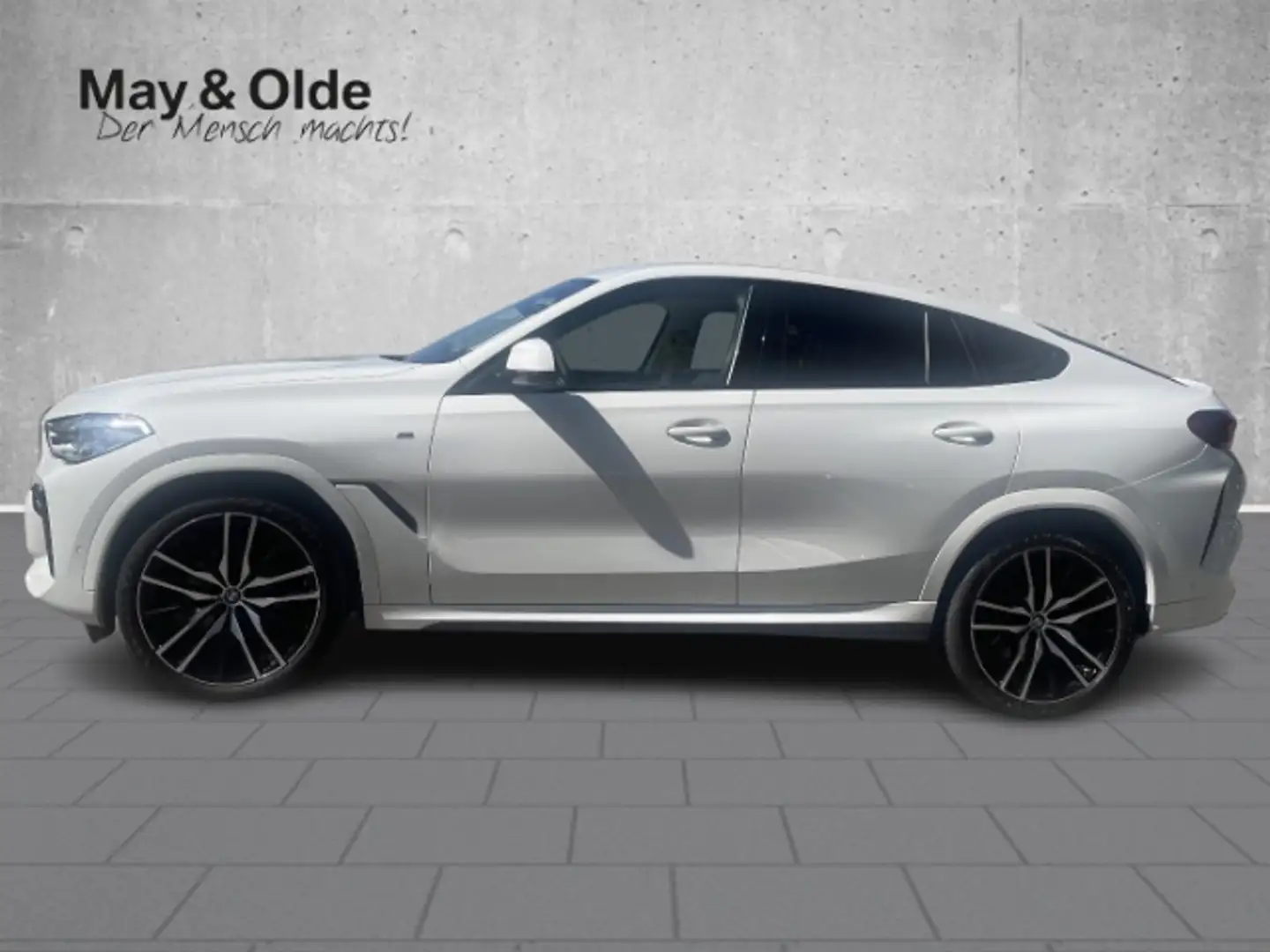 BMW X6 XDRIVE30D M Sport HUD Pano Navi Leder Memory Sitze Weiß - 2