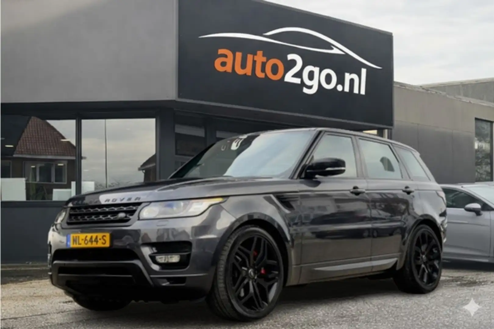 Land Rover Range Rover Sport 3.0 TDV6 AUT8 BLACK-EDITION PANODAK VOL-LEDER 22 I Gris - 1