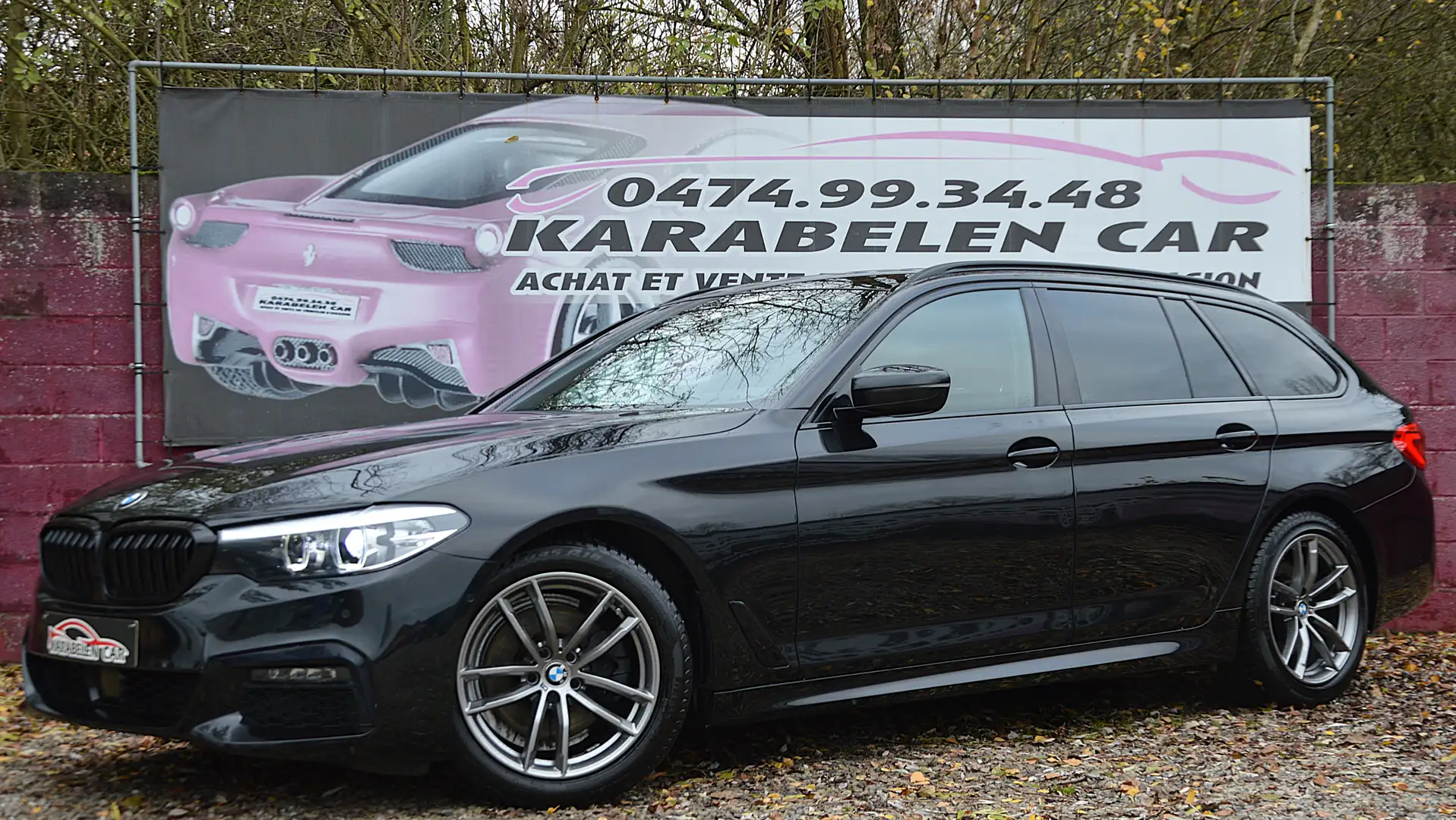 BMW 520 d Touring PACK M BOITE AUT NAV CAM CLIM 76.340KM Schwarz - 1