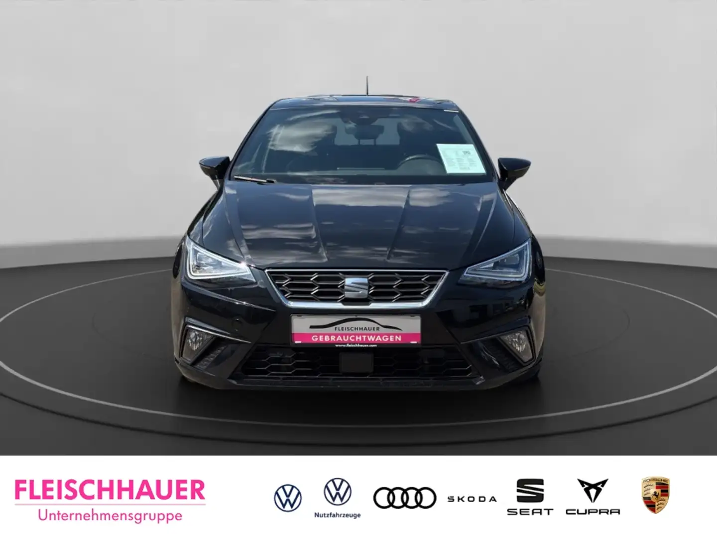 SEAT Ibiza FR TSI 1.0 FR DSG+KLIMAAUT+KAMERA+SHZ Schwarz - 2