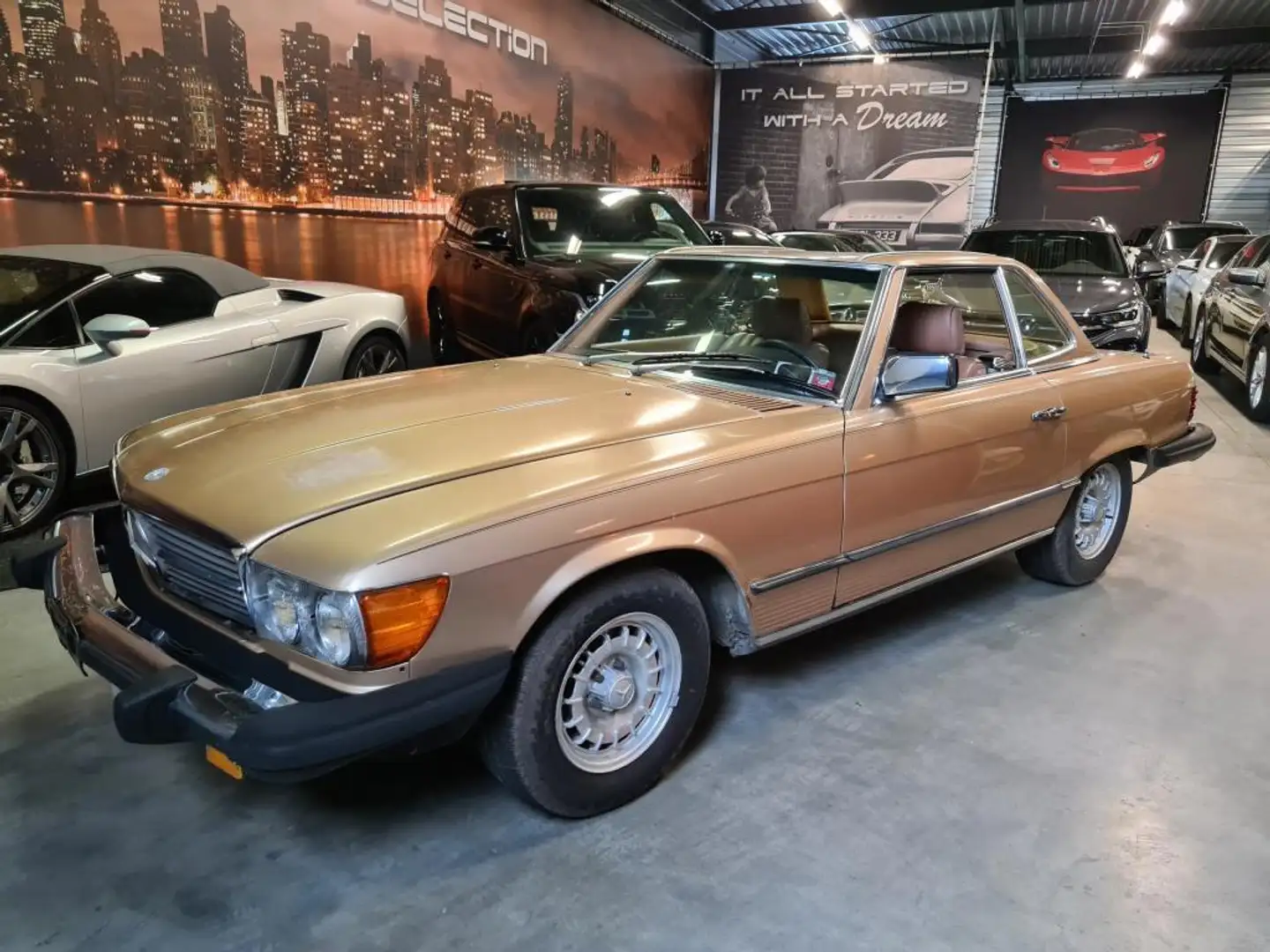 Mercedes-Benz SL 380 SL - Roadster - Automaat - New York oorsprong - 19 Or - 2