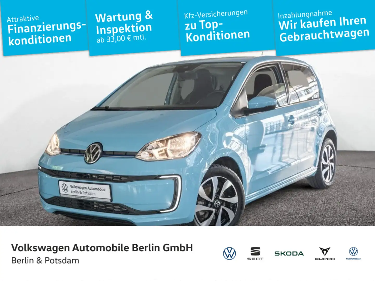 Volkswagen e-up! Active Kamera Sitzhzg. Tempomat Parkhilfe Blau - 1