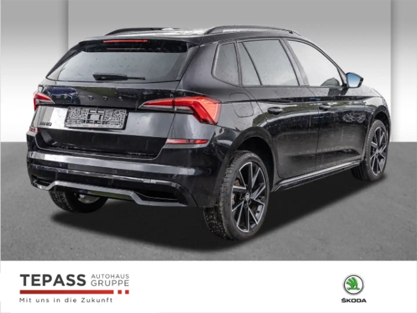 Skoda Kamiq 1.5l TSI Monte Carlo ACC PDC NAVI APP Schwarz - 2
