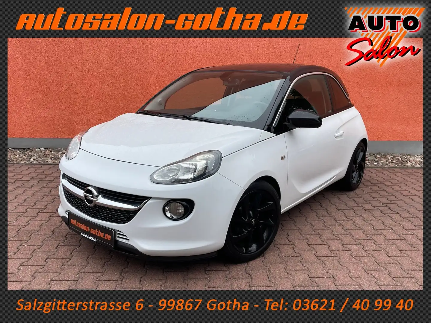 Opel Adam Slam ecoFlex KLIMAAUTO+SHZ Lenkradhz PDC LM Weiß - 1