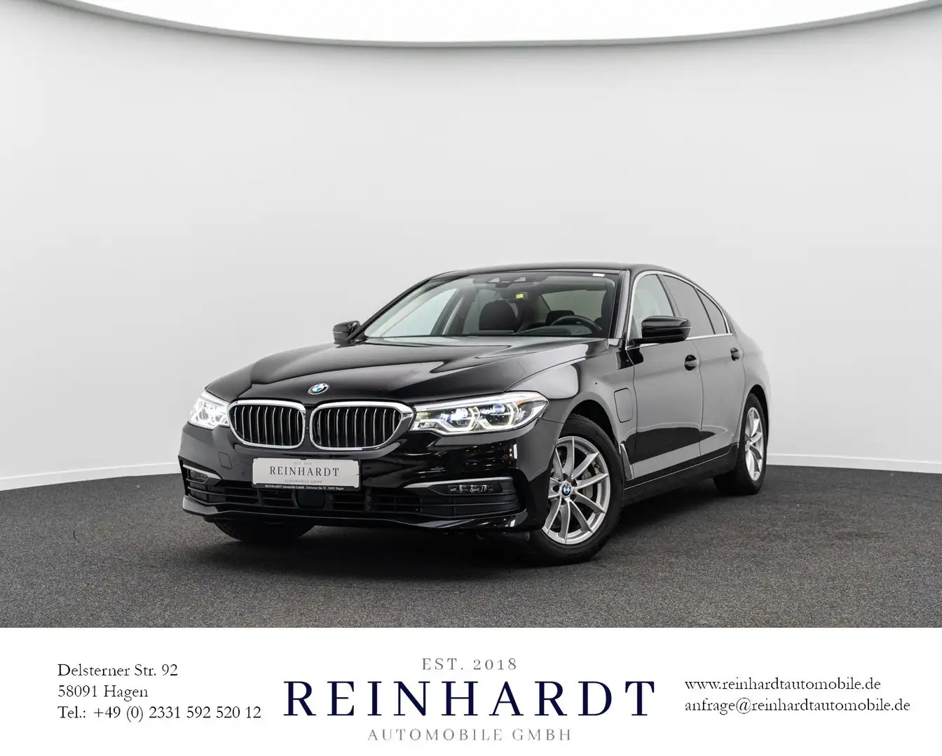 BMW 530 e LIMOUSINE 17Z/LED-AD/ACC/HuD/HiFi/360°/LIVE Noir - 1