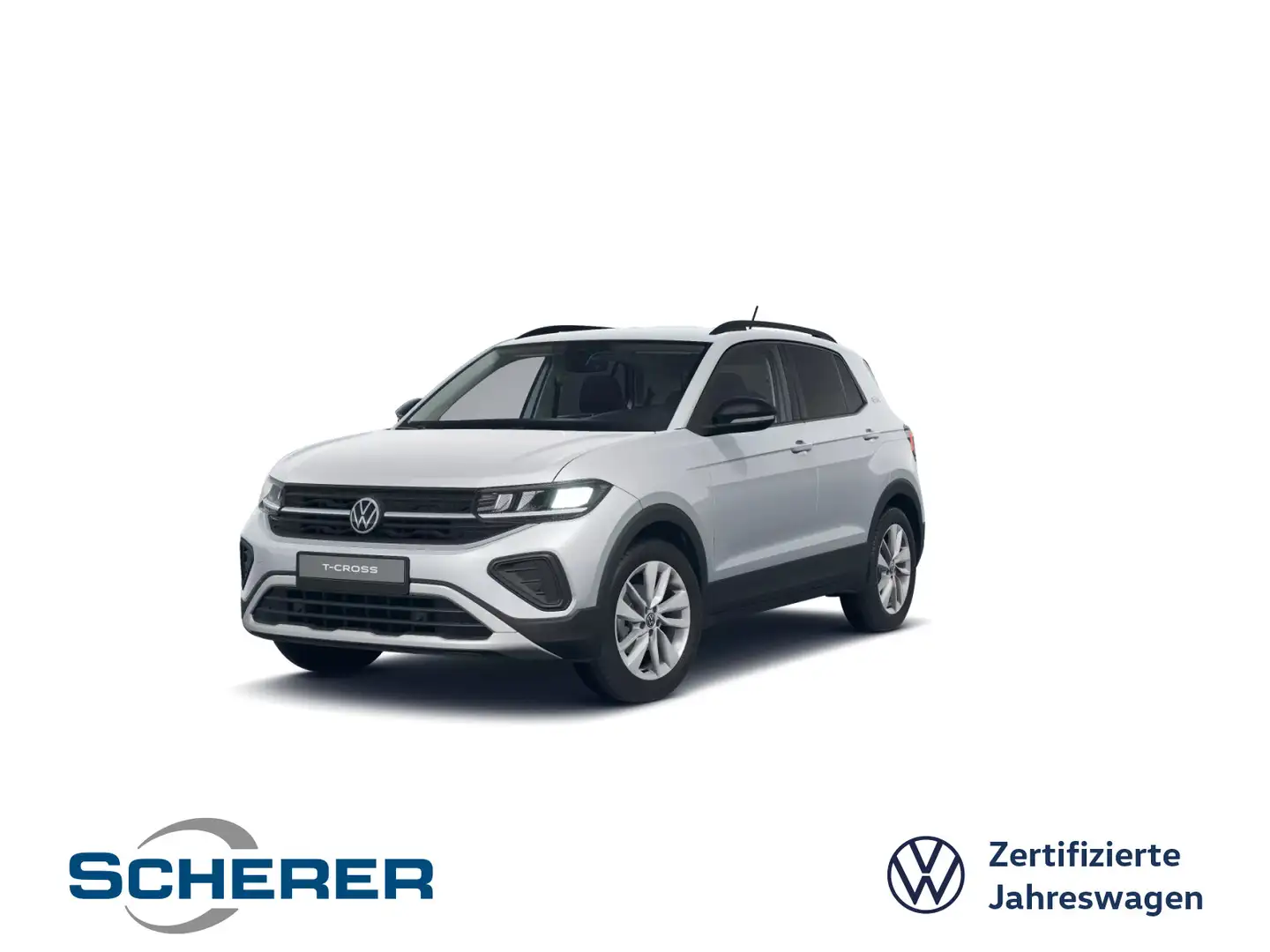 Volkswagen T-Cross GOAL 1.0 TSI NAVI CARPLAY SHZ ACC GJR Silber - 1