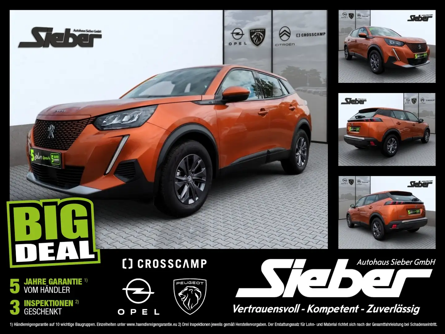 Peugeot 2008 Active Pack Kamera Tempo Sitzhzg LED Orange - 1