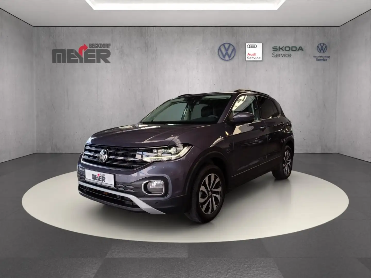 Volkswagen T-Cross ACTIVE 1.5 TSI DSG Klima Navi Rückfahrkamera Grau - 1