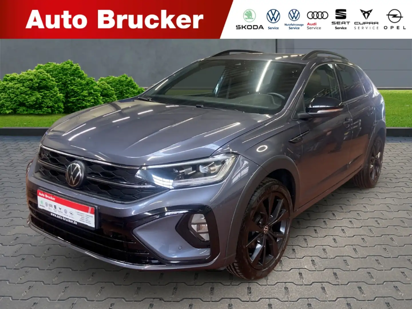 Volkswagen Taigo R-Line 1.0 TSI+Anhängerkupplung+Navi+Alufelgen Grau - 1
