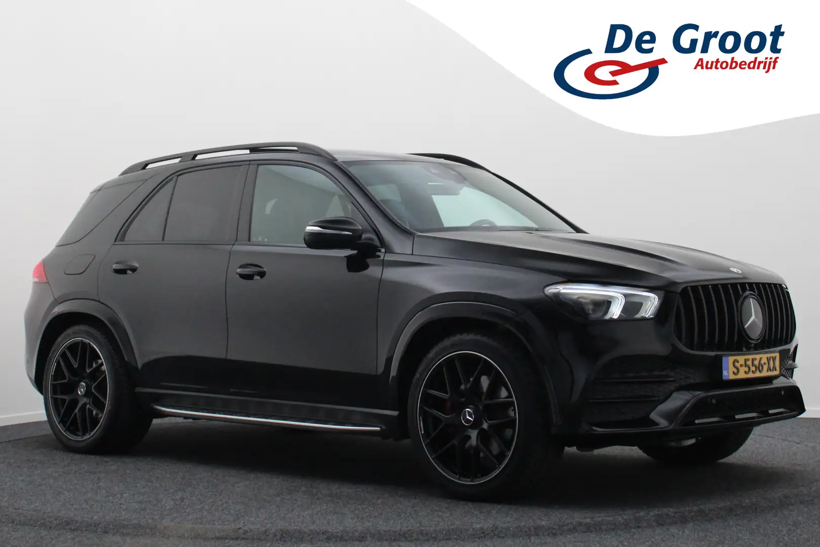 Mercedes-Benz GLE 350 e 4MATIC Premium Plus AMG Line Panoramadak, Luchtv Zwart - 1
