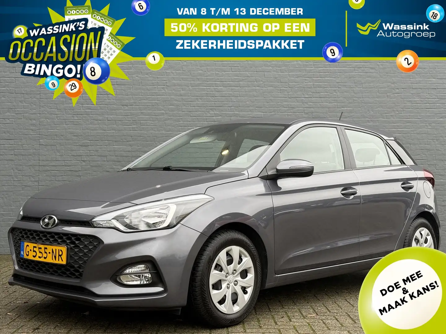 Hyundai i20 1.0 T-GDI Blue 100PK Comfort | Apple Carplay & And Grijs - 1