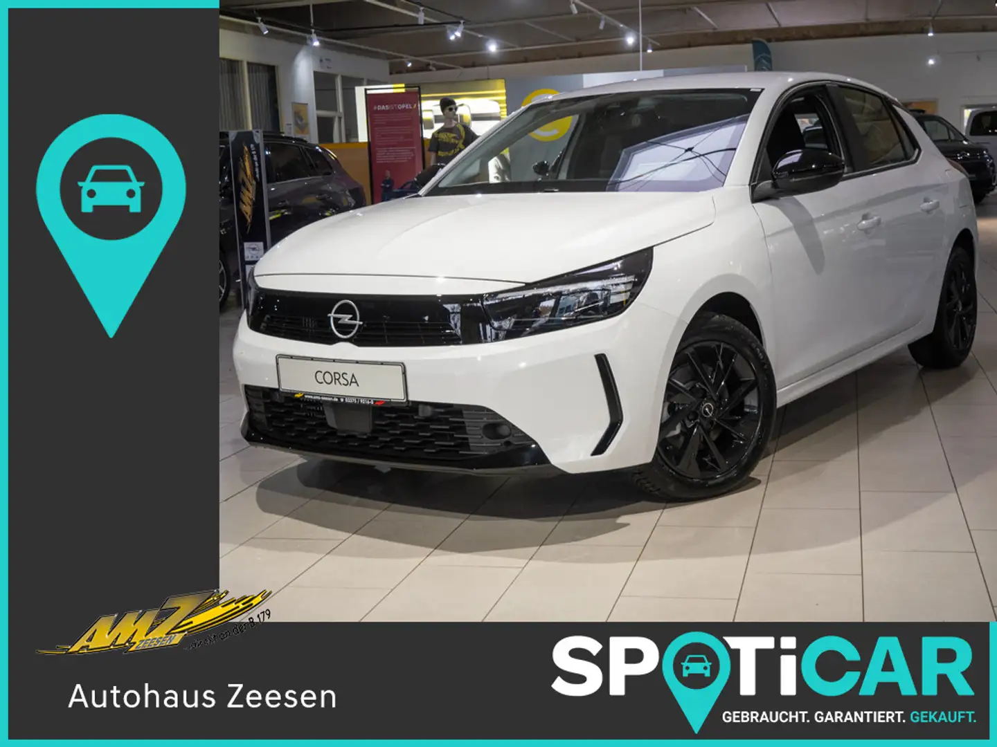 Opel Corsa 1.2 Turbo Edition KLIMA SHZ LED PDC Weiß - 1