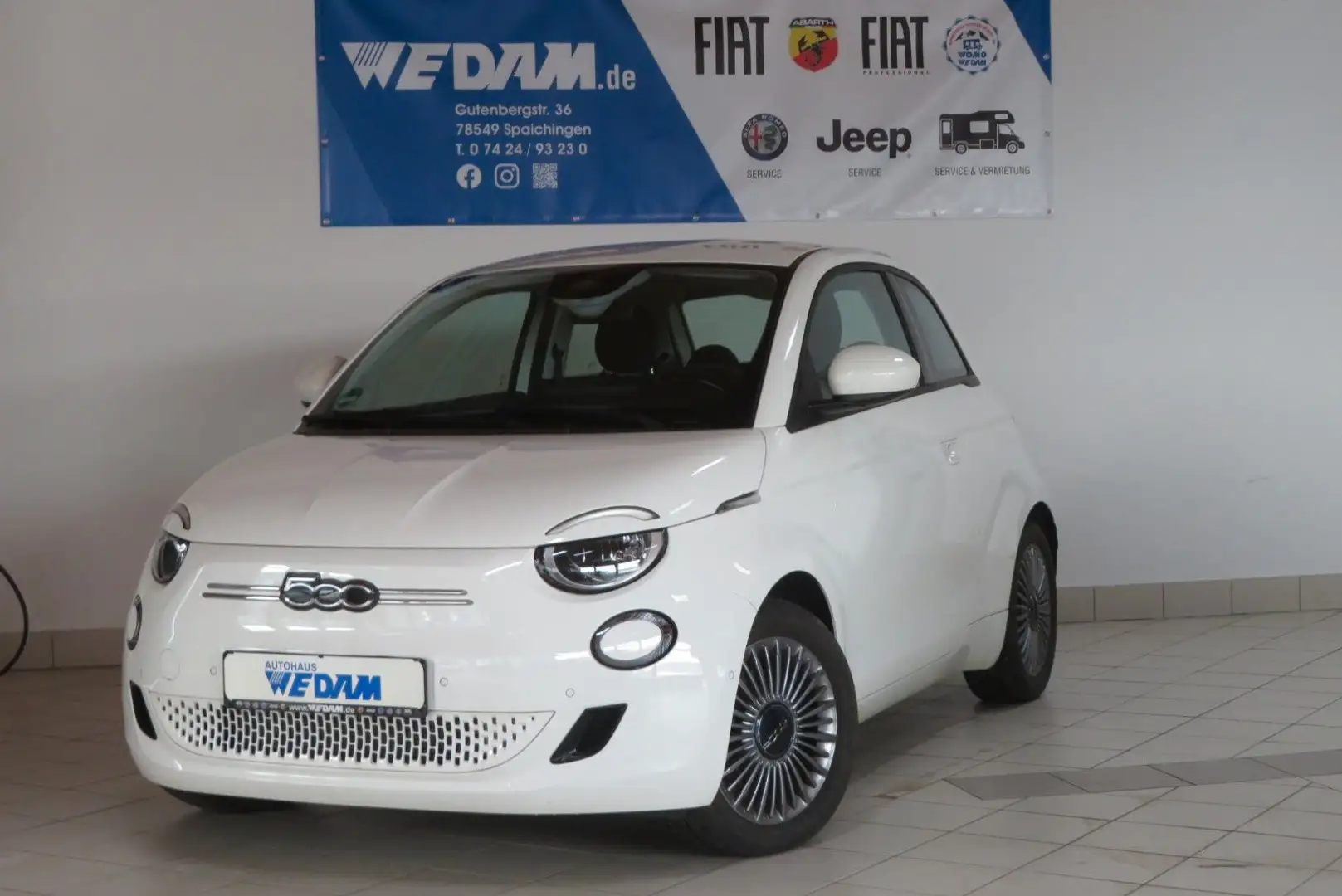 Fiat 500e ICON 118PS *Sitzheizung,NAVI,Kamera* Weiß - 1