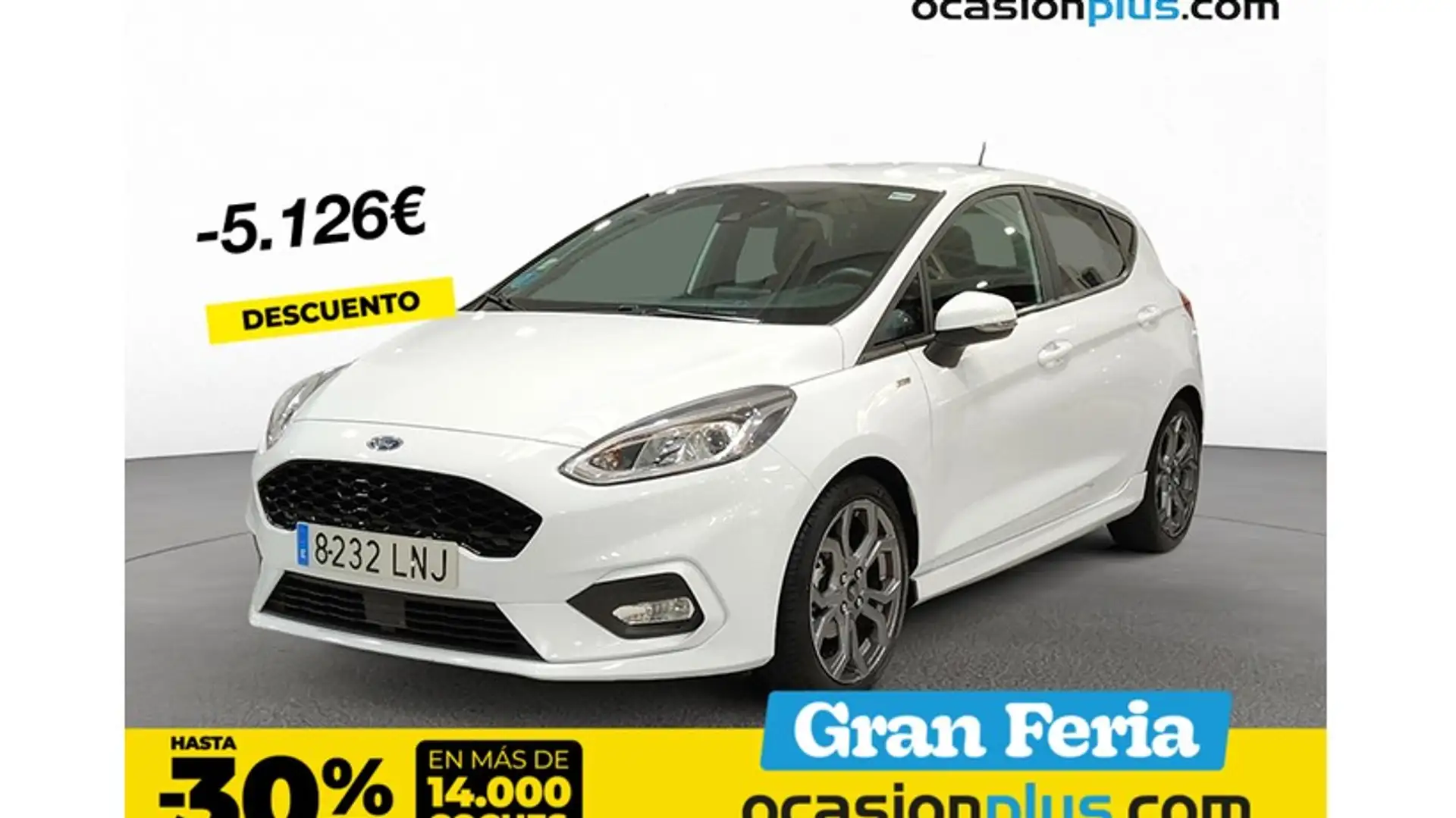 Ford Fiesta 1.0 EcoBoost MHEV ST Line 125 Wit - 1