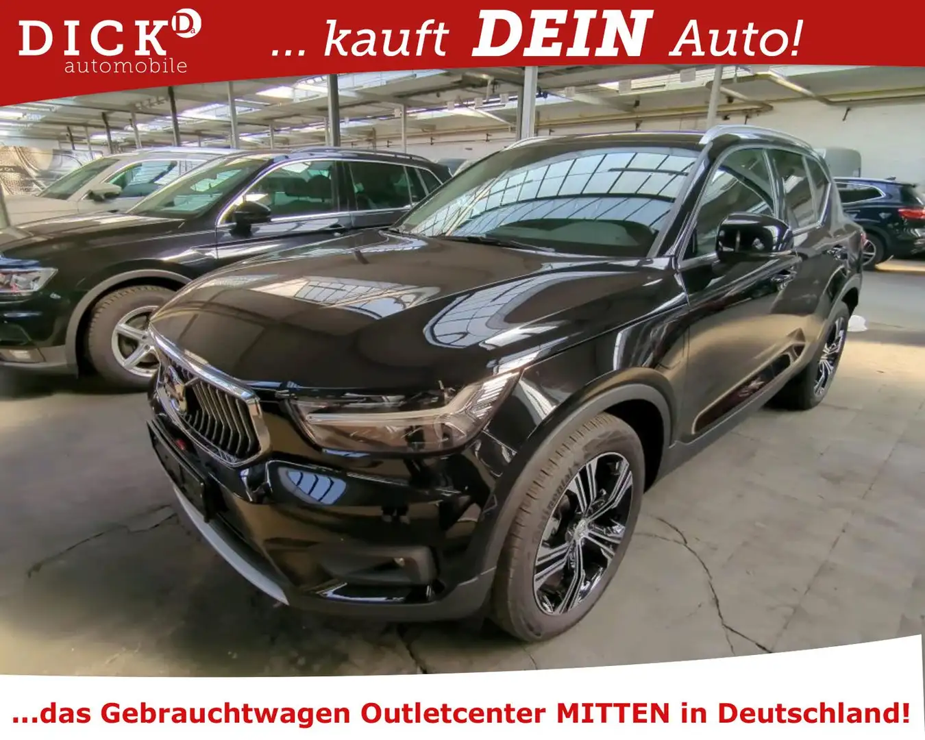 Volvo XC40 T5 Hyb Inscrip LED/ACC/PANO/MEMO/SHZ/RFK/8F Schwarz - 1