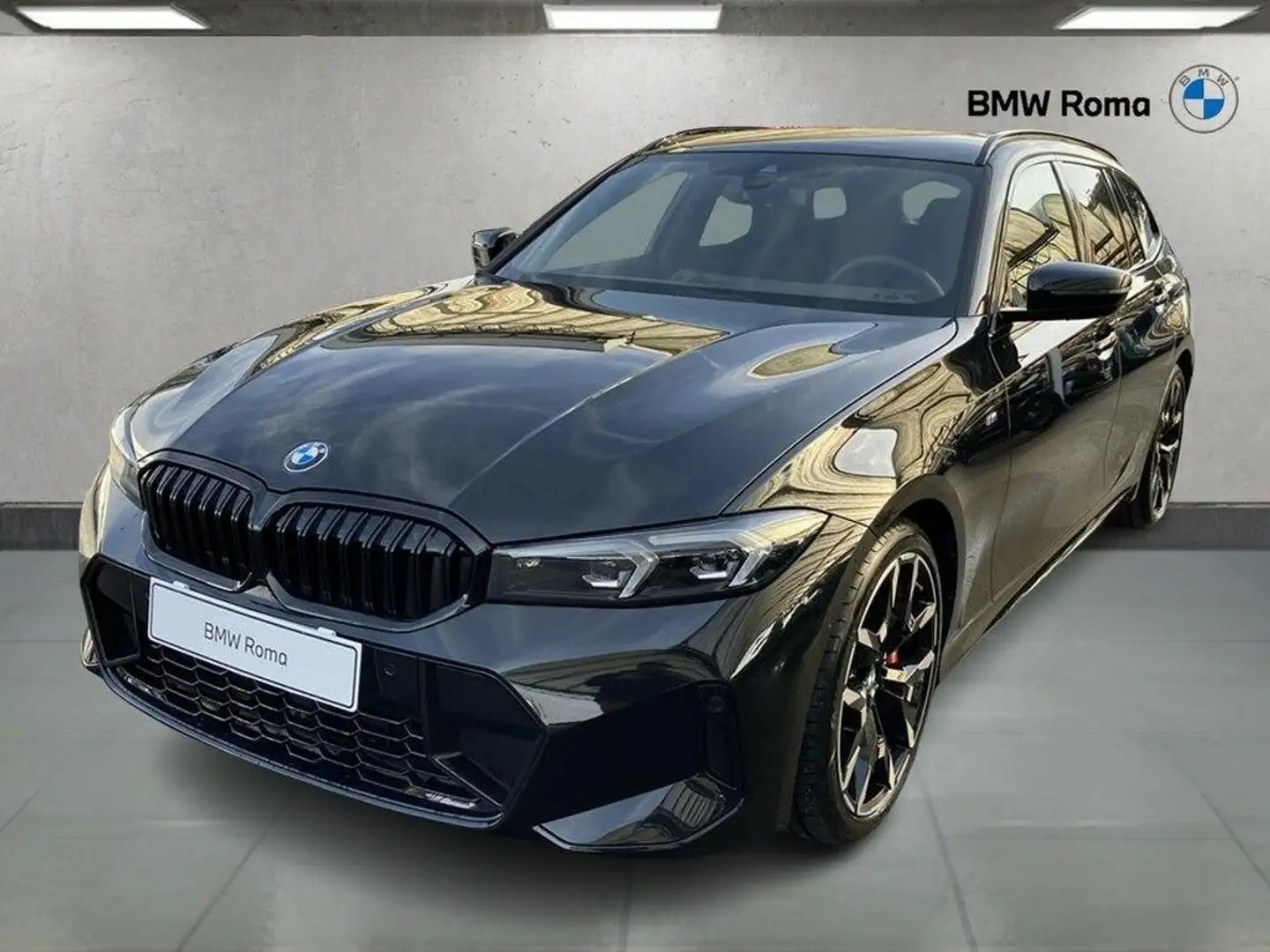 BMW 320 d Touring mhev 48V Msport auto Nero - 1