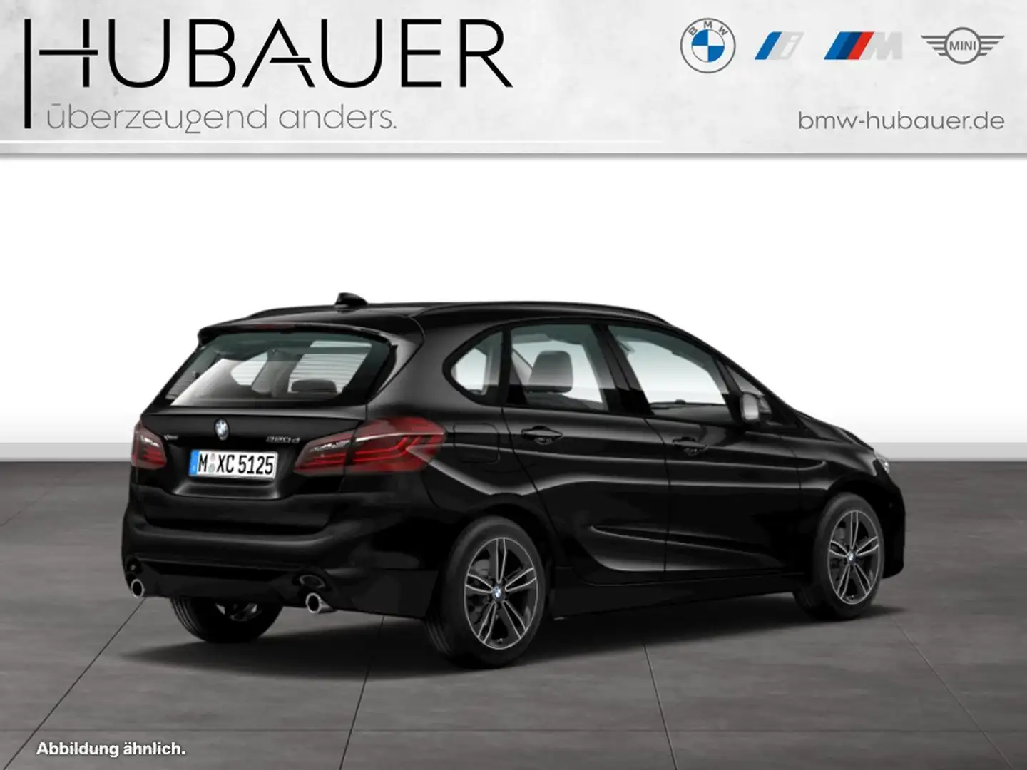 BMW 220 d xDrive Active Tourer [Sport Line, Navi] Чорний - 2
