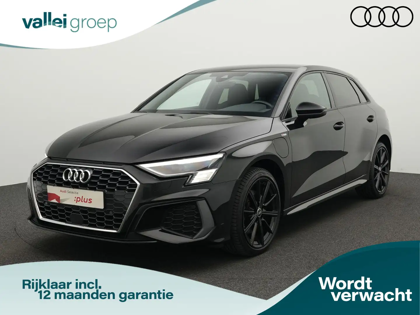 Audi A3 Sportback 40 TFSI e 204 pk S-tronic Advanced editi Zwart - 1