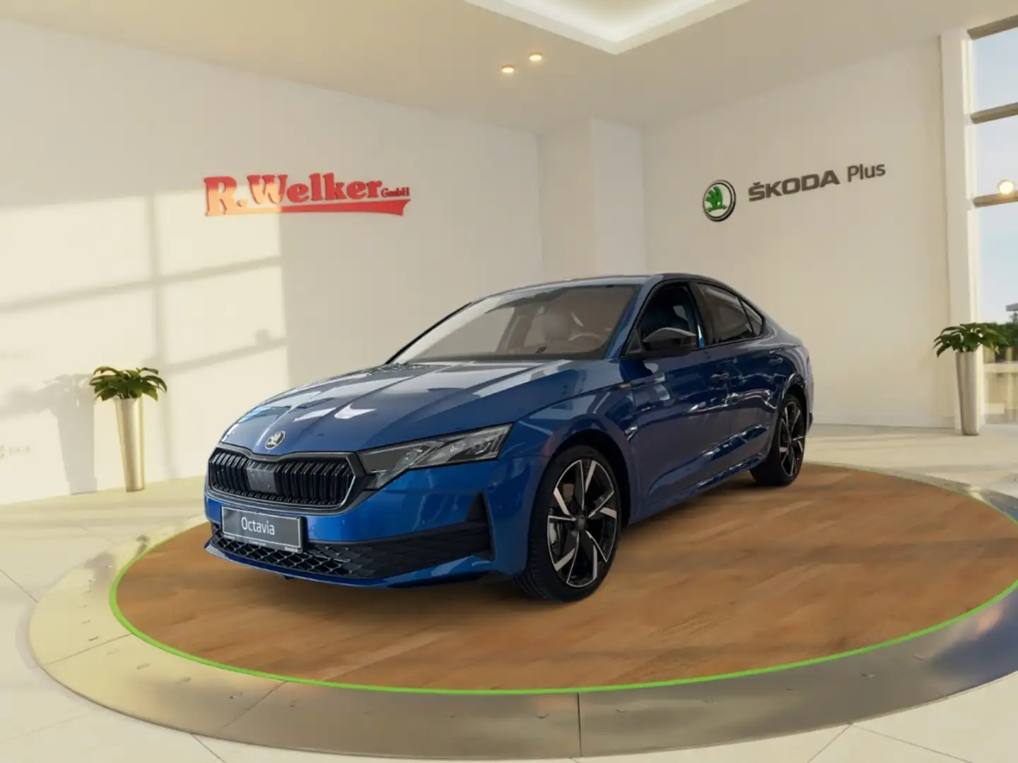Skoda Octavia Sportline 1.5 TSI Licht&Sicht Plus''Infotainment/F Blau - 1