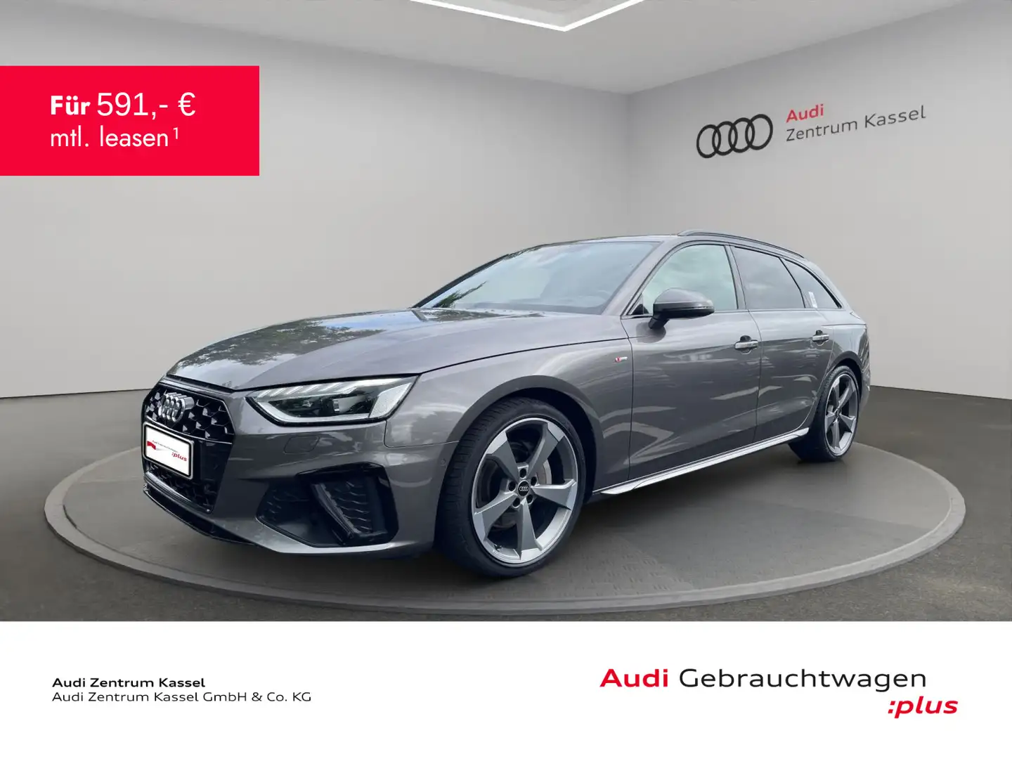 Audi A4 A4 Av. 40 TDI qu. S line Matrix B&O HuD Pano AHK Grau - 1