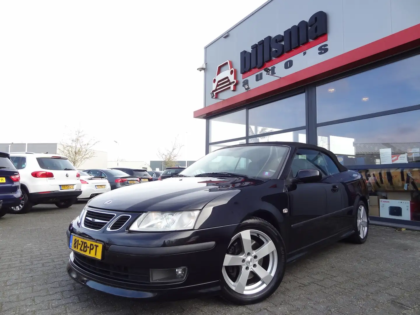 Saab 9-3 Cabrio 2.8 V6 T Aero | Cruise | LMV | Trekhaak | I Schwarz - 2