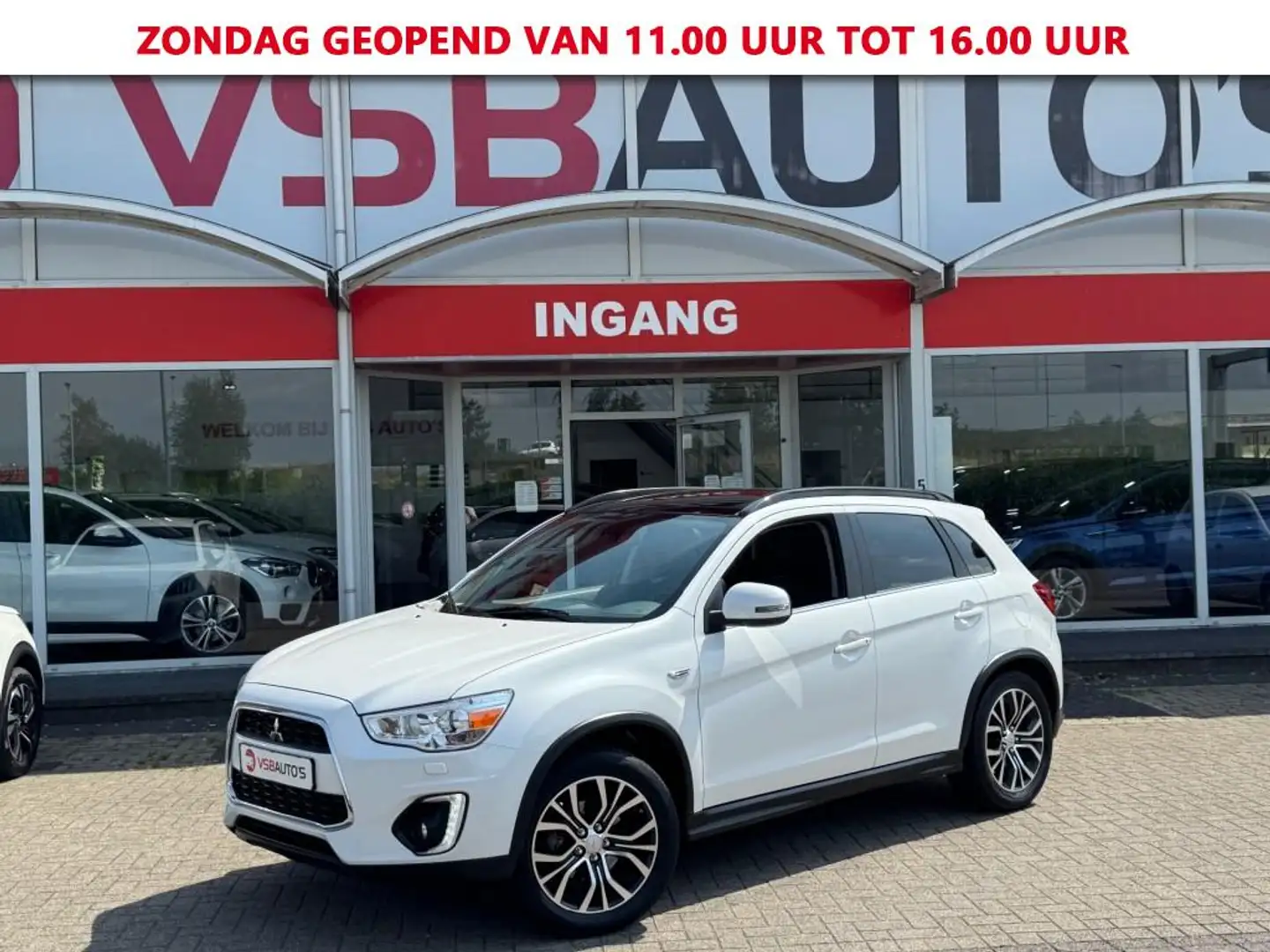 Mitsubishi ASX 1.6 16V 117PK INTENSE+ LEER NAVI PANO-DAK CAMERA A Blanco - 1