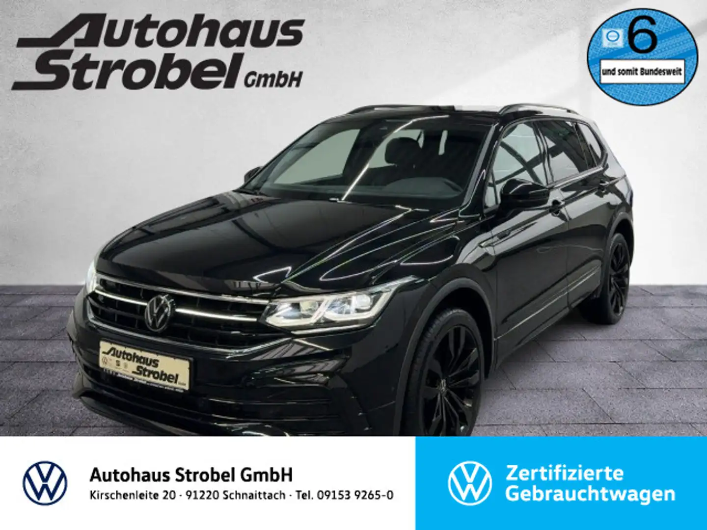 Volkswagen Tiguan Allspace 2.0 TDI DSG 4M "BLACK STYLE" R-L Schwarz - 1