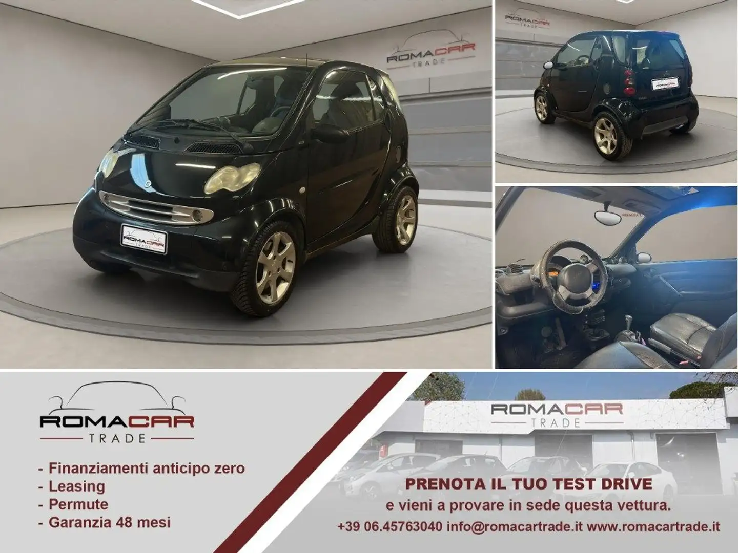 smart forTwo 700 coupé pulse (45 kW) Nero - 1