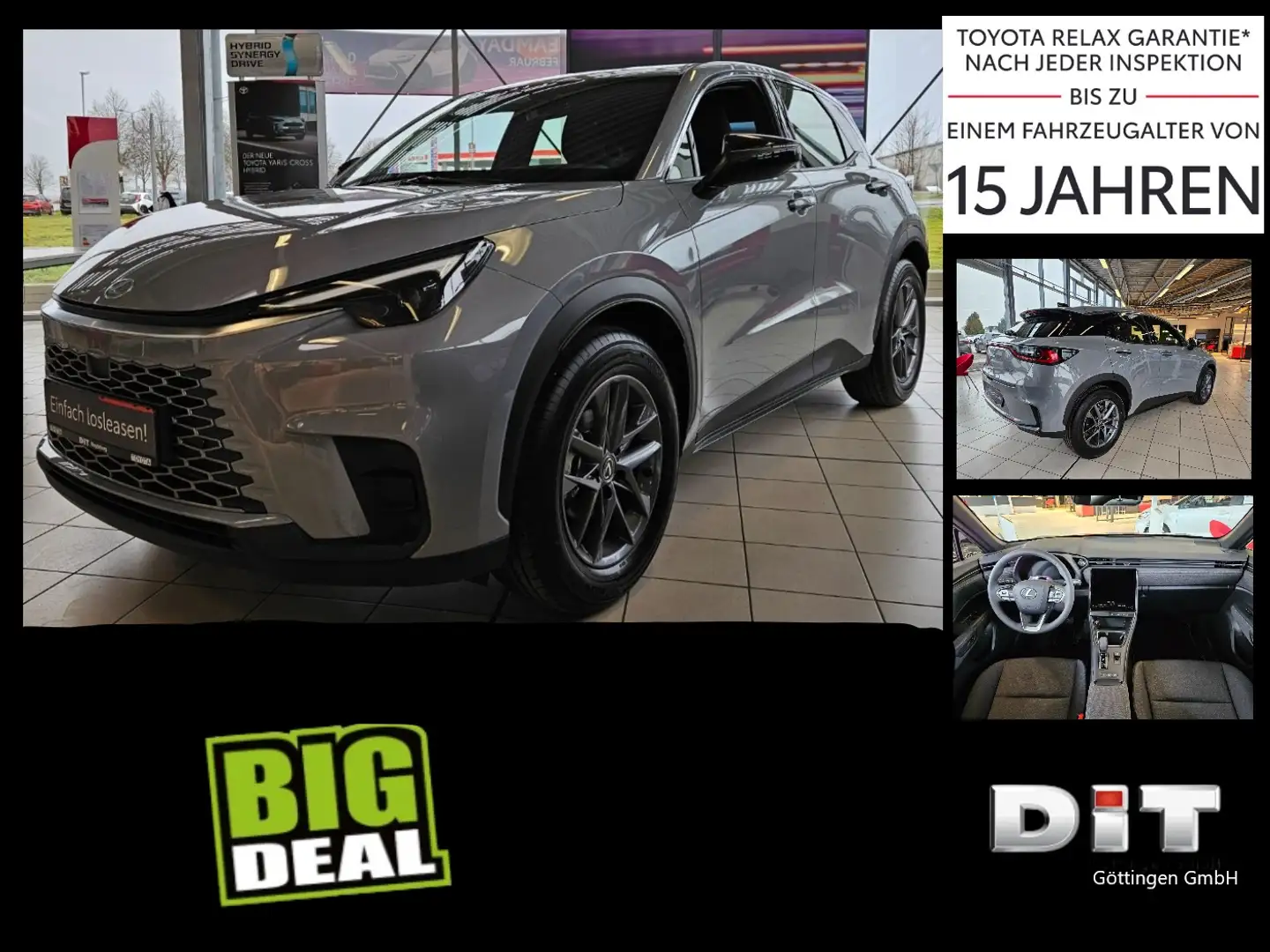 Lexus LBX 1.5 (FWD) ACC+LED+Navi+SHZ+Fernlichtass.+LM Grijs - 1