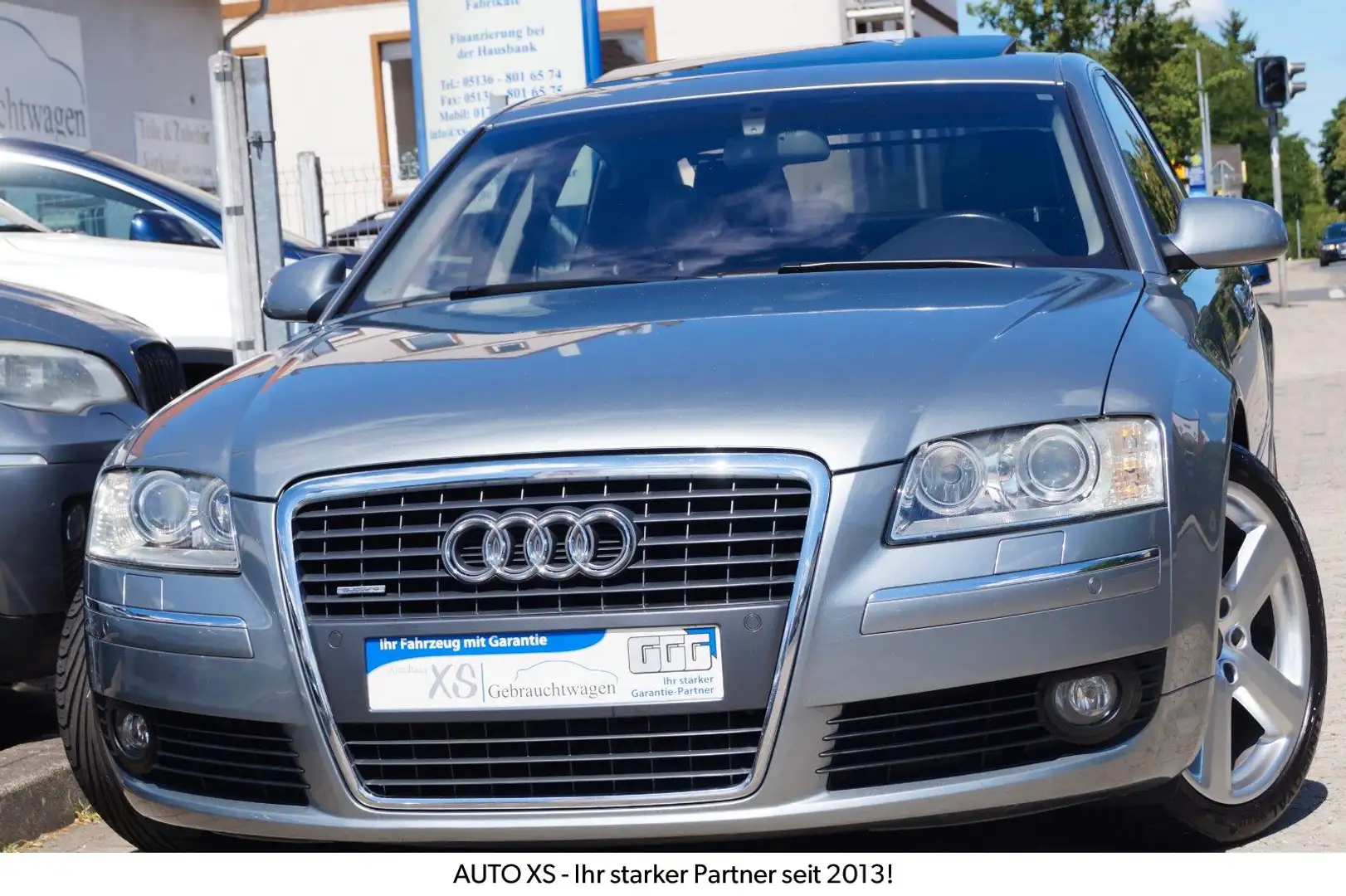 Audi A8 3.7 V8 quattro Automatik aus 2.Hand! Keyless Grau - 1