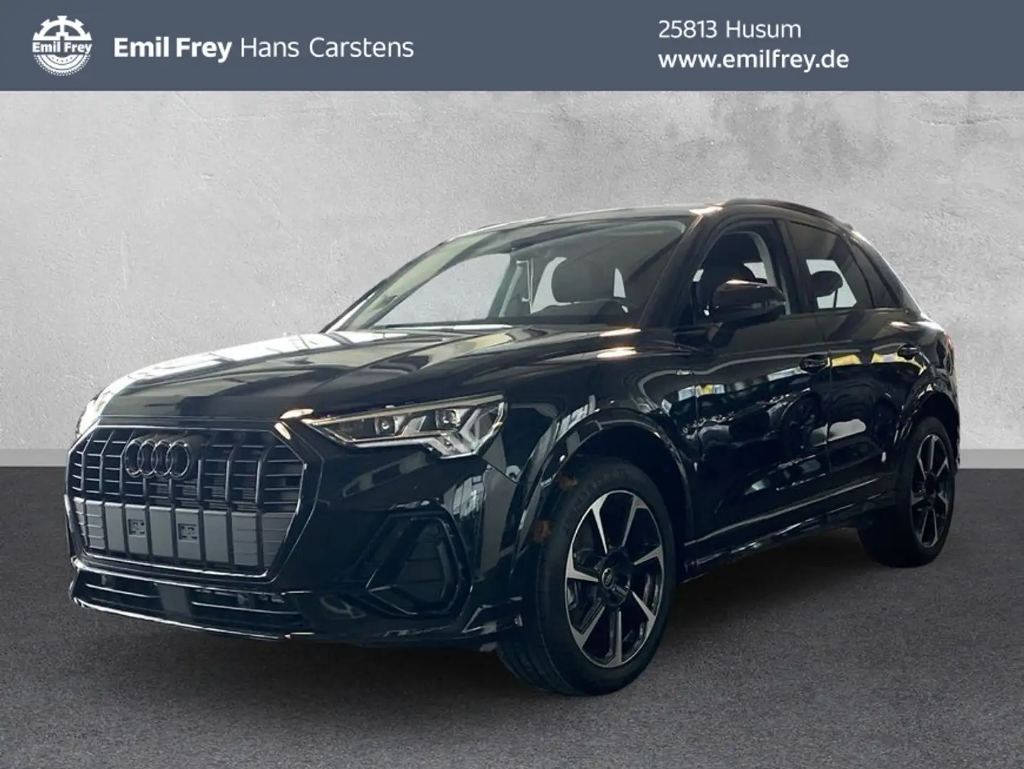 Audi Q3 S-line 35 TDI S-tronic AHK Navi Tempomat Klima Schwarz - 1