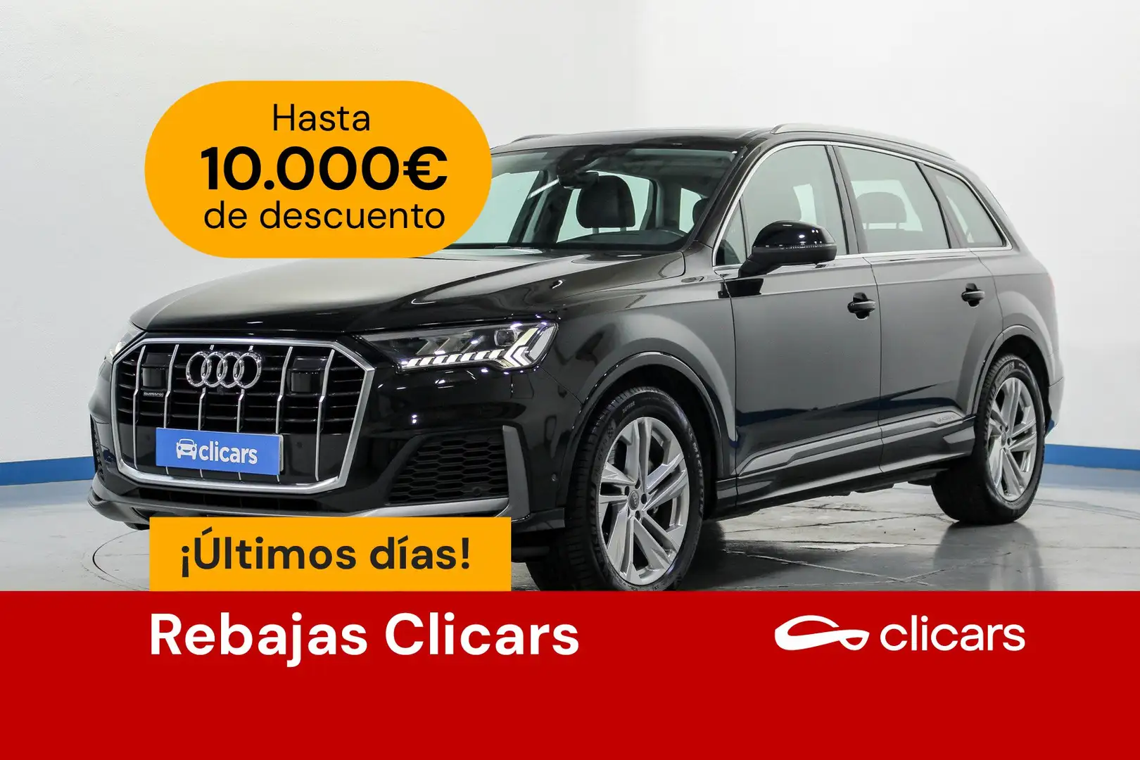 Audi Q7 50 TDI S line quattro Negro - 1