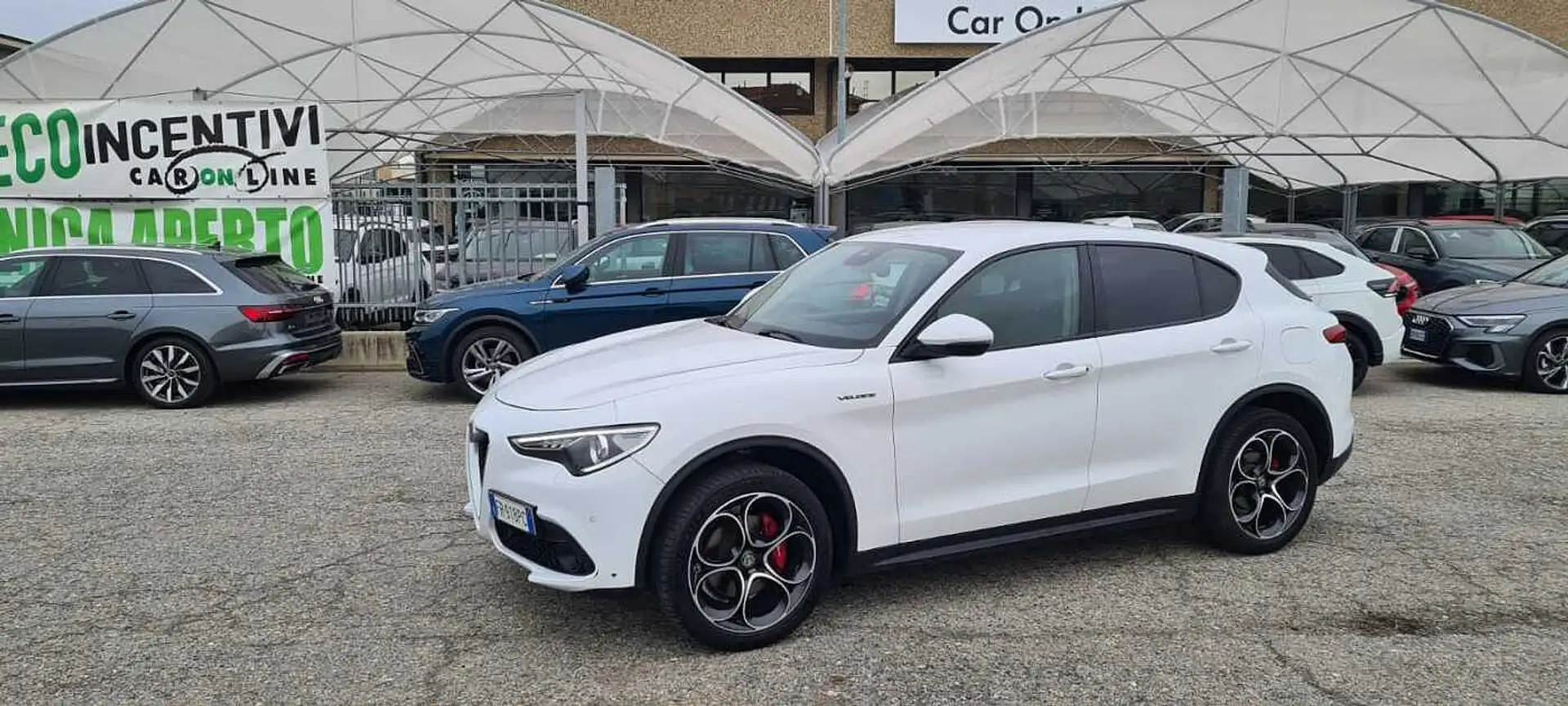 Alfa Romeo Stelvio 2.2 TDl 210CV AT8 Q4 Veloce 'NO VINCOLI FINANZIARI Bianco - 1