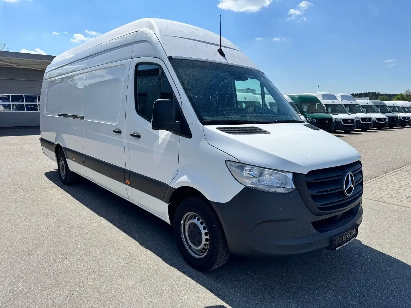 Mercedes-Benz Sprinter 319 CDI Maxi Lang Extralang XXL Klima Wit - 2