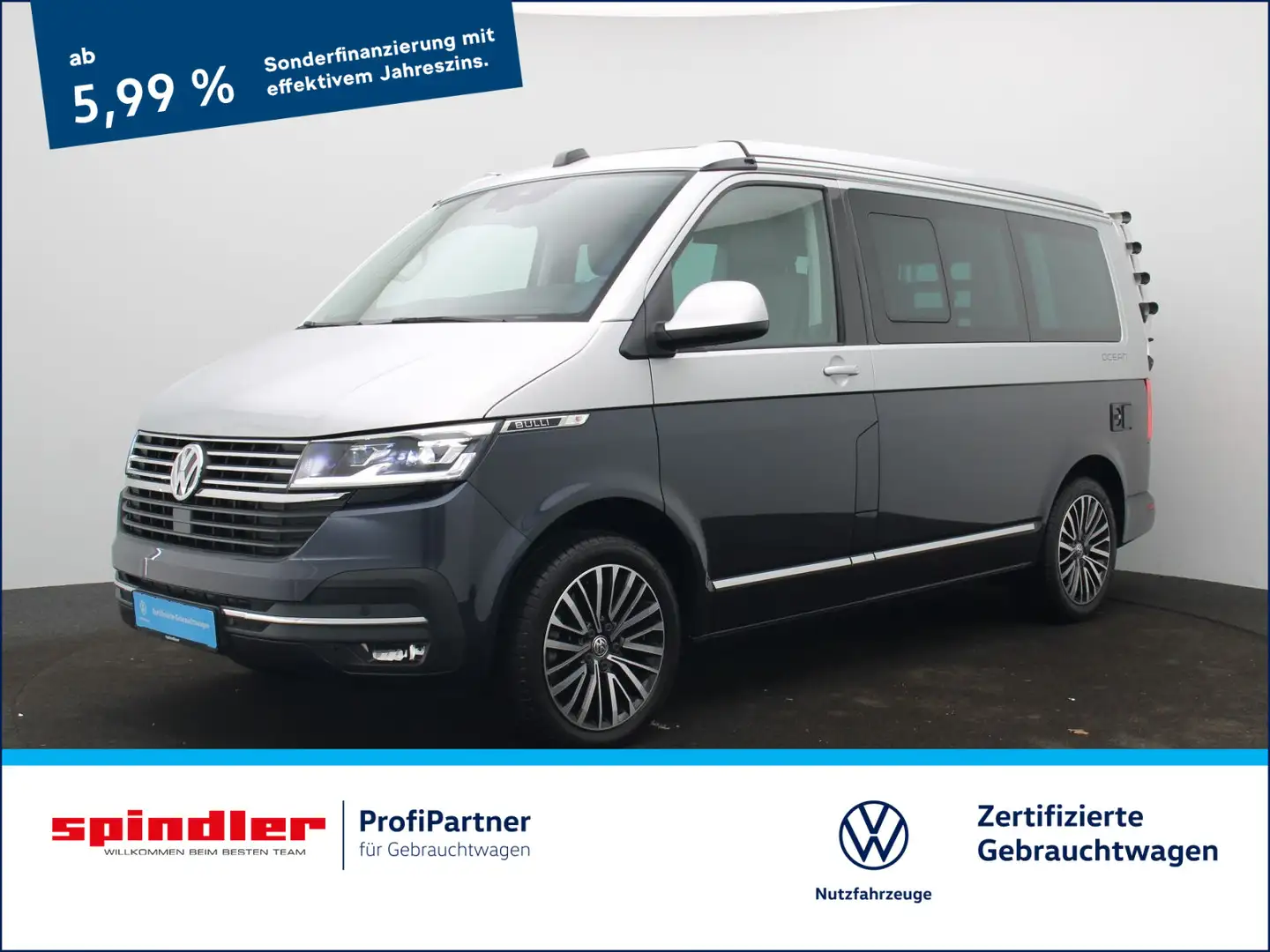 Volkswagen T6.1 California Ocean DSG / Markise, Standh, LED Plateado - 1