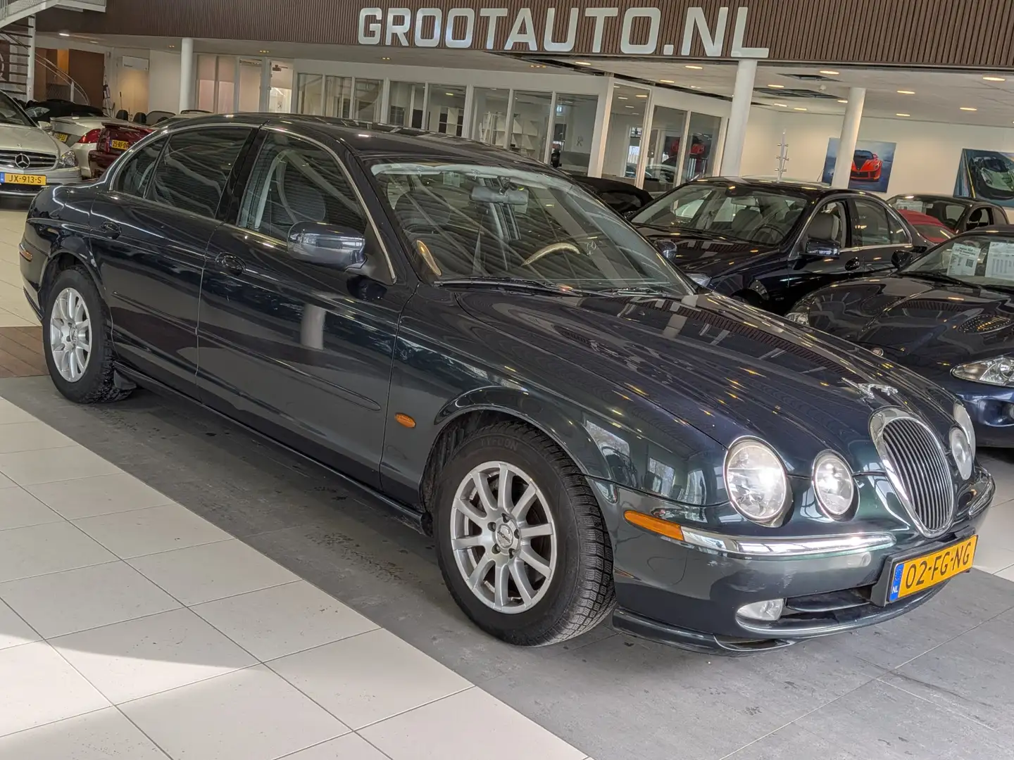 Jaguar S-Type 3.0 V6 Airco, Cruise control, Stuurbekrachtiging Groen - 1