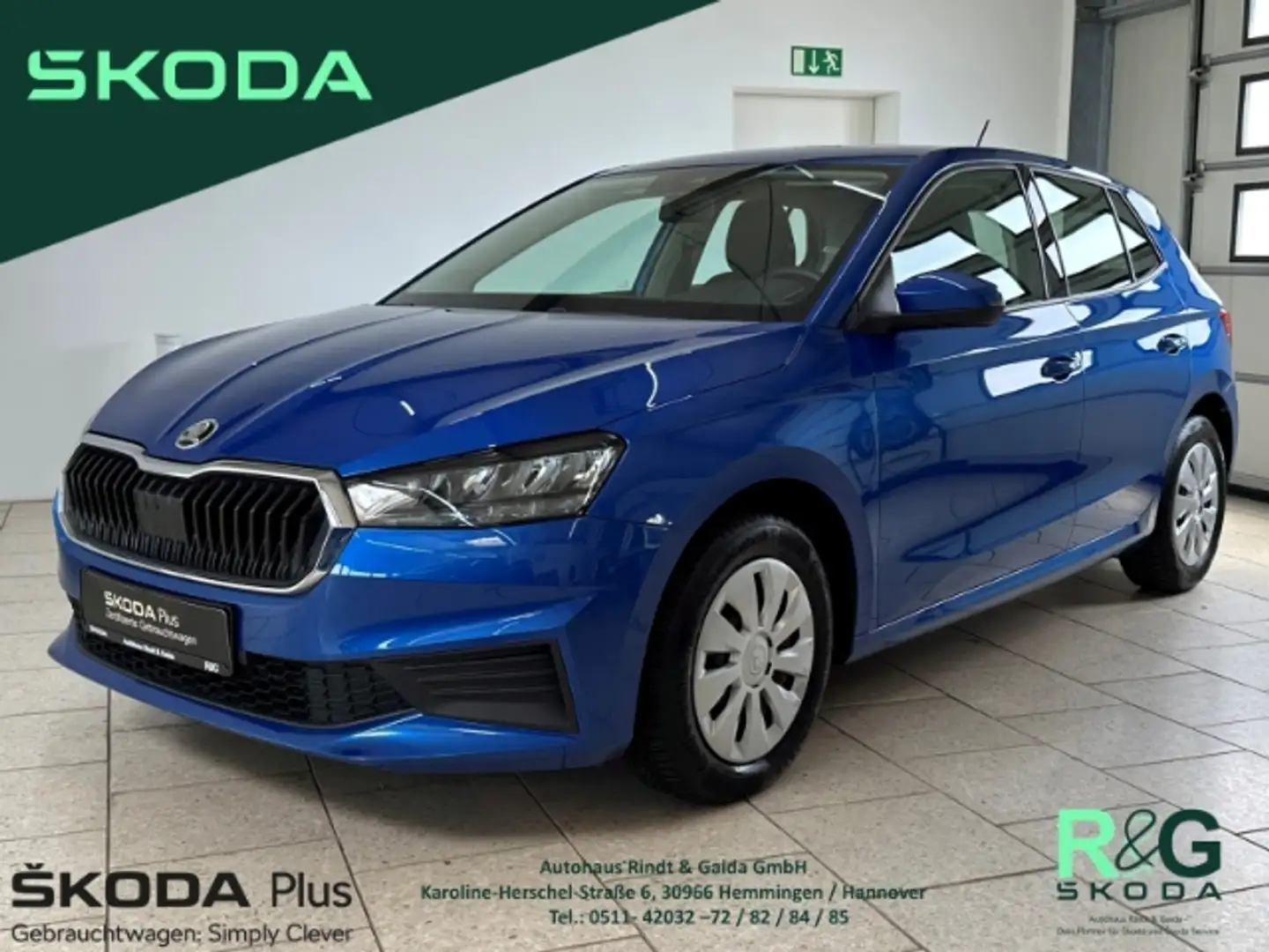 Skoda Fabia Ambition 1.0 TSI DSG SHZ Freisprech PDC Blau - 1
