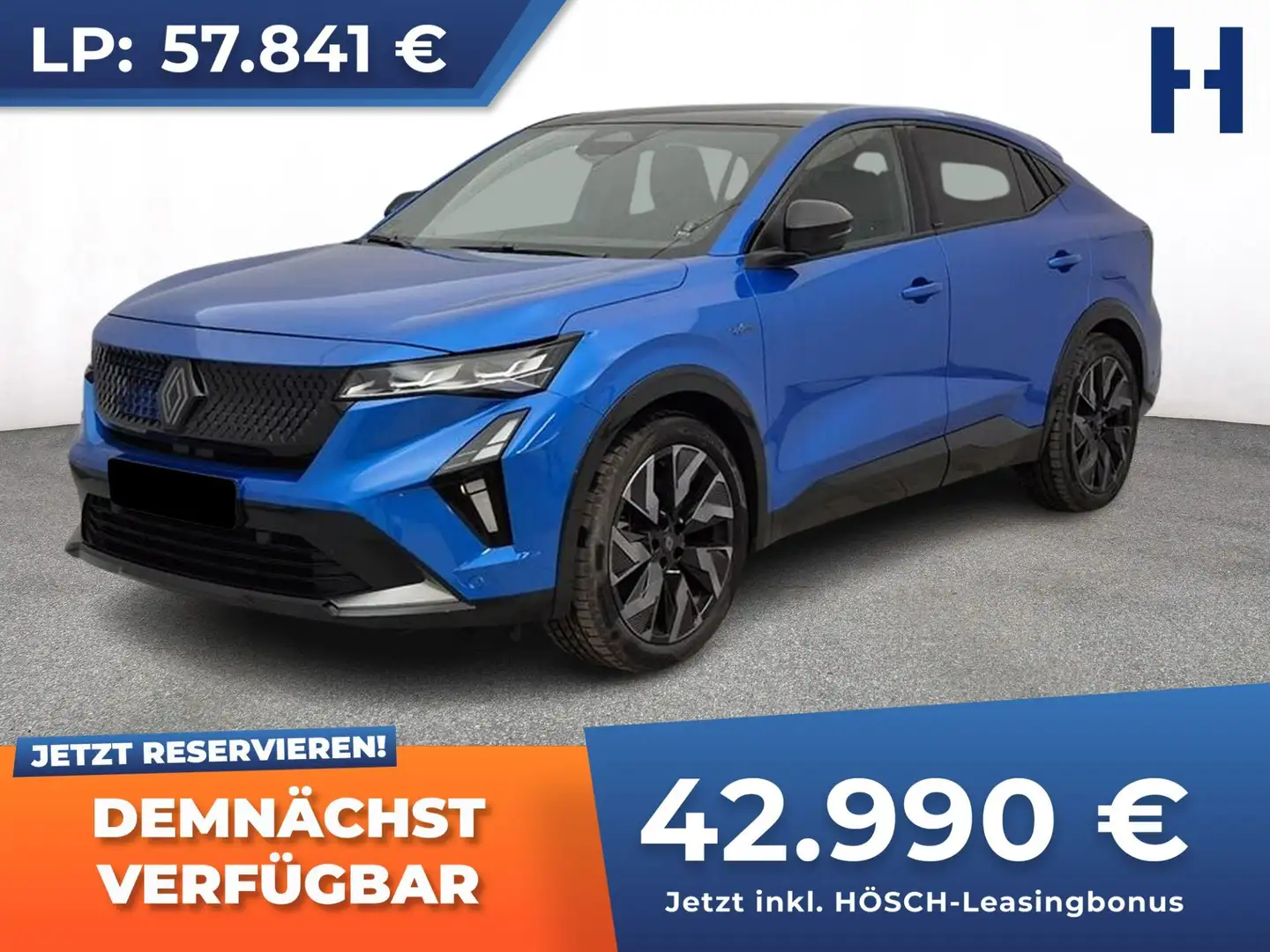 Renault Rafale Esprit Alpine PHEV 4x4 300 AHK 360° H&K WENIG KM Blau - 1