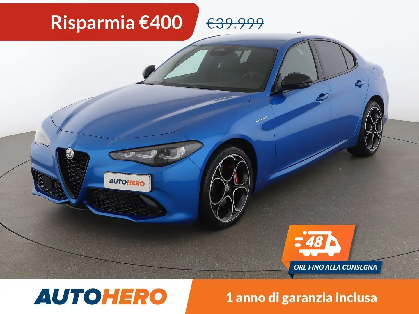 Alfa Romeo Giulia 2.2 JTDM Veloce 210 CV AT8 AWD Albastru - 1