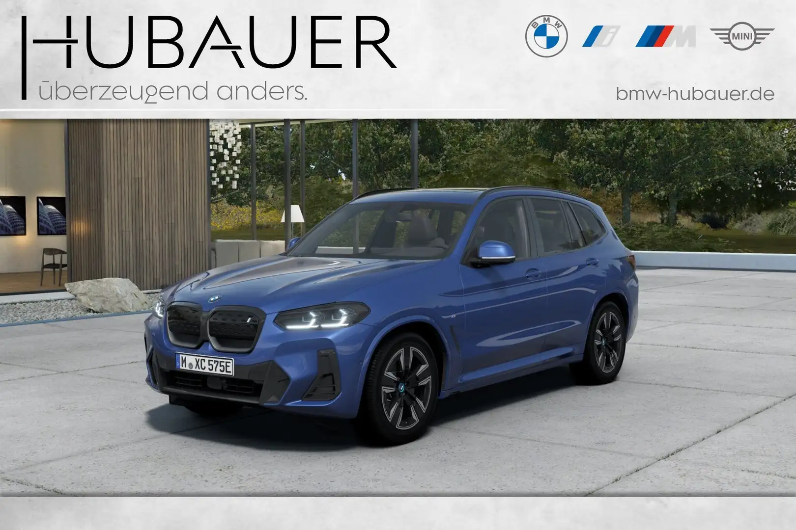 BMW iX3 [Inspiring, AHK, Driv Prof., RFK, SHZ, GSD] Blue - 1