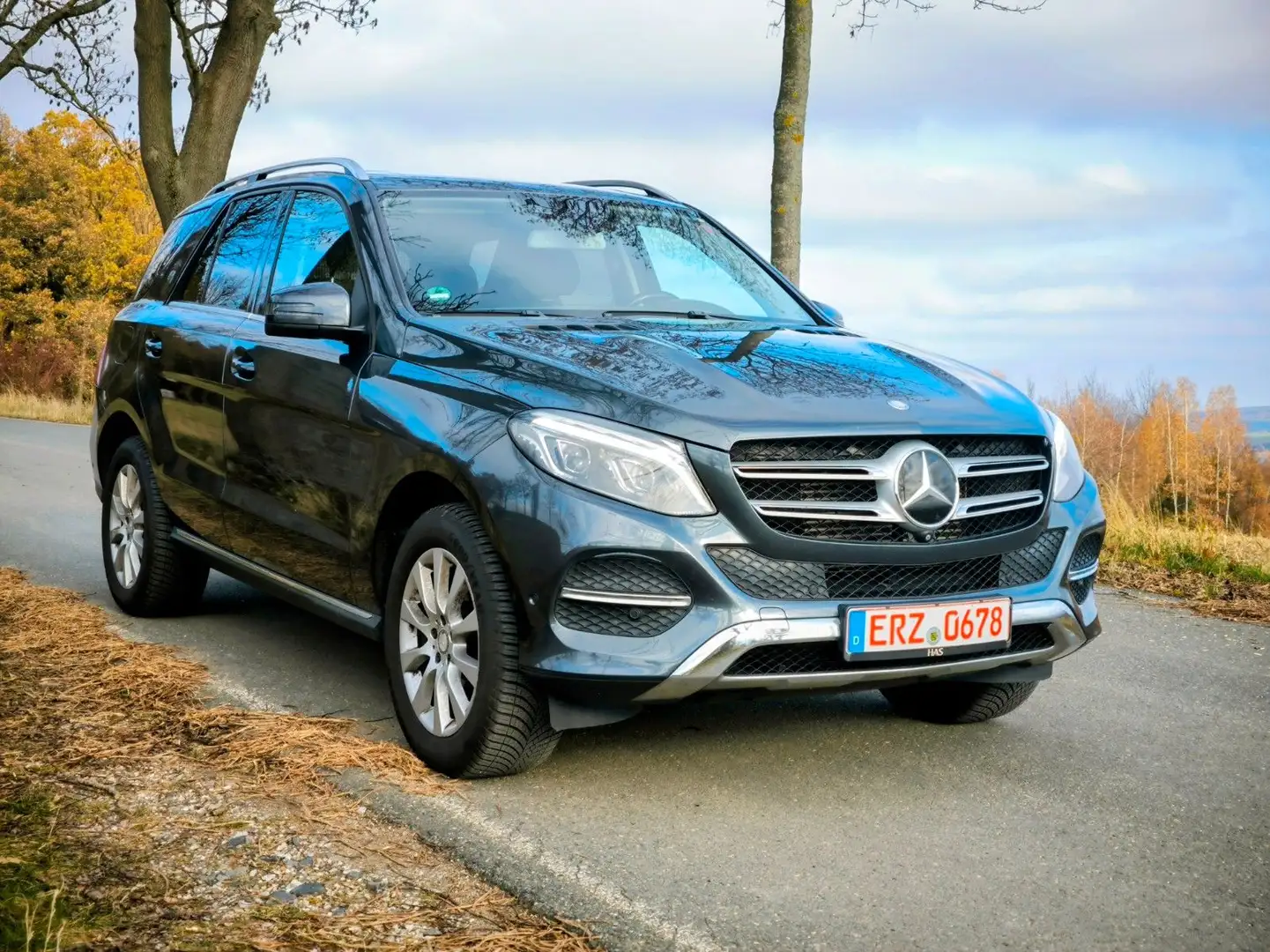 Mercedes-Benz GLE 350 d 4Matic Sthz AHK Harman 360 Grad Grijs - 1
