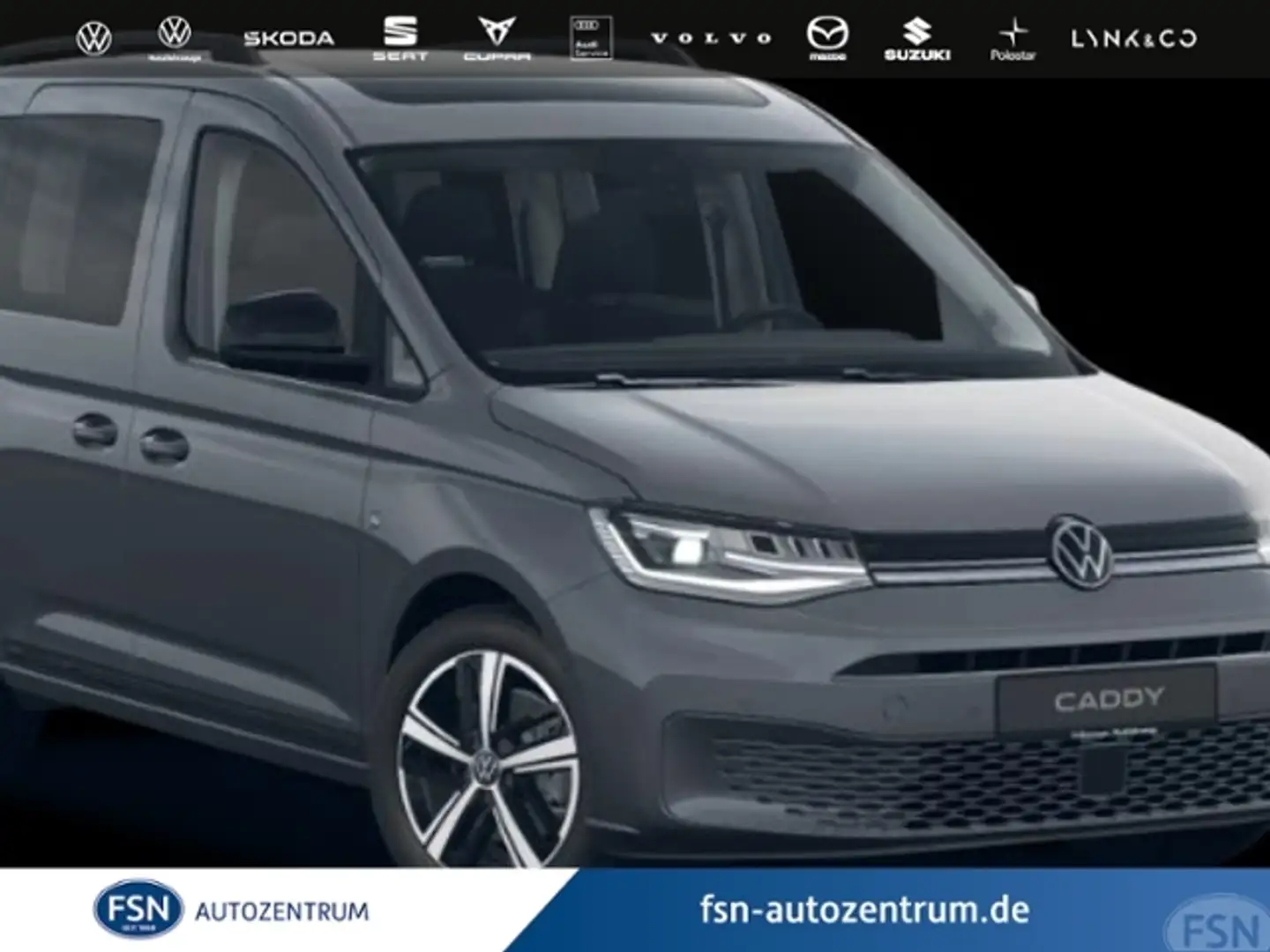 Volkswagen Caddy Life "Dark Label" 2,0 l TDI+DSG+NAVI+AHK Grau - 1