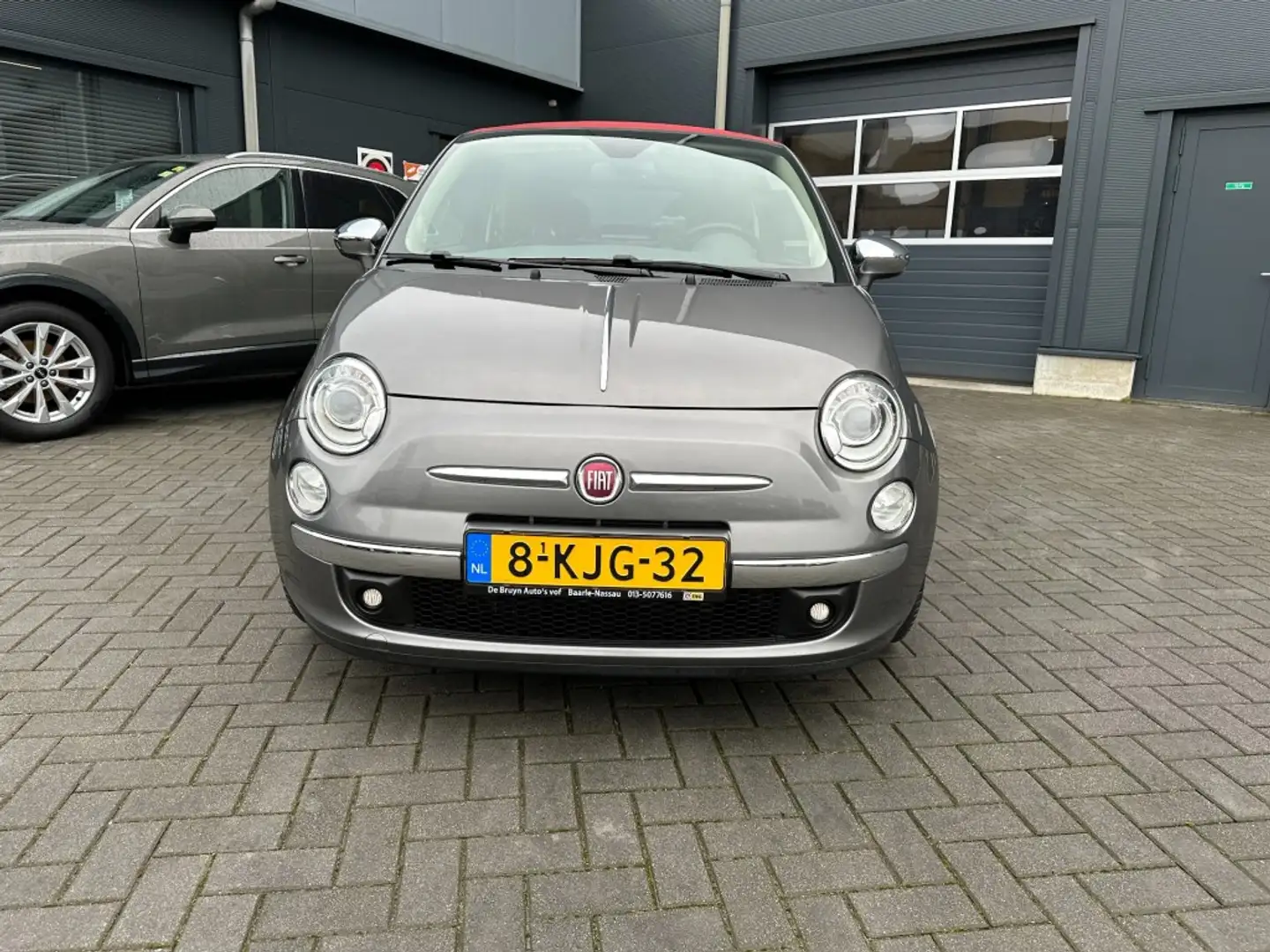 Fiat 500C 500 Cabrio 0.9 Twin Air Lounge. NAP! Navigatie + a Gris - 2